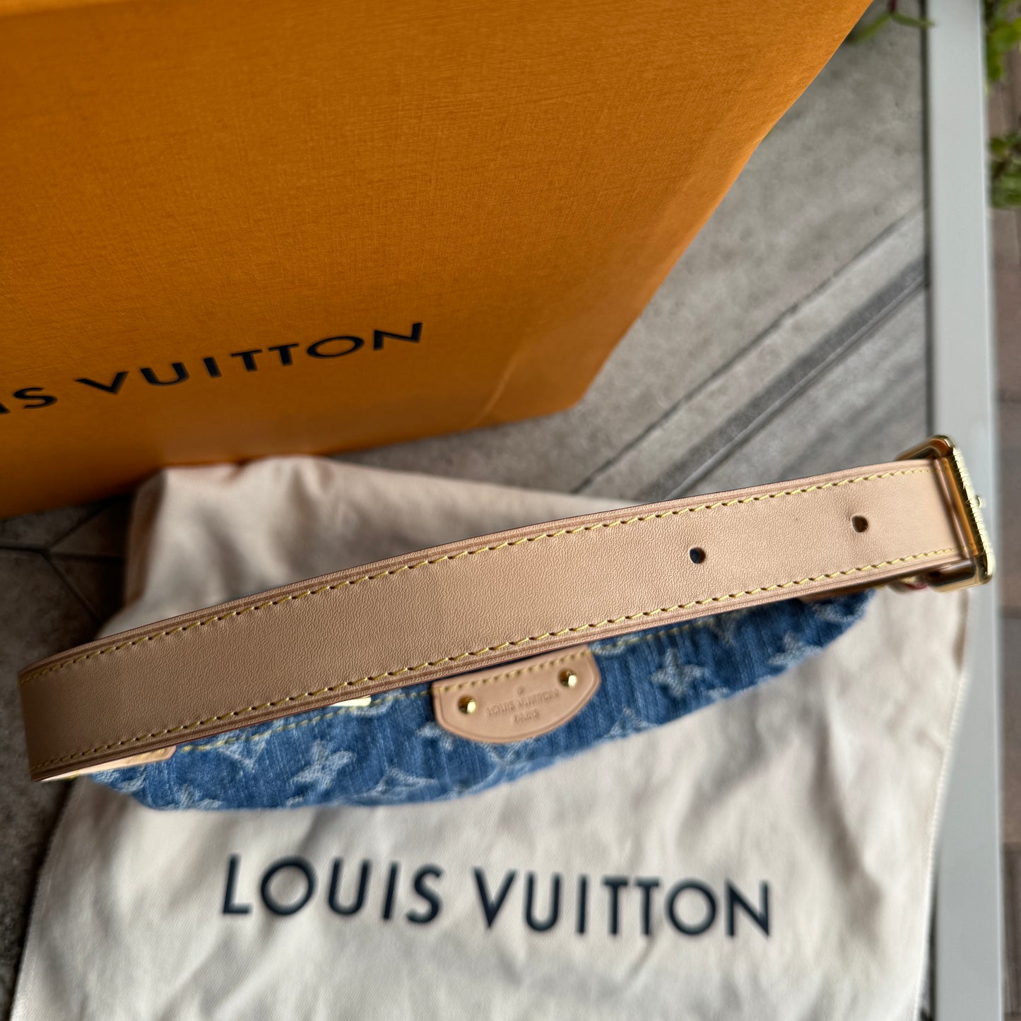 Louis Vuitton Monogram Denim Hills Pochette