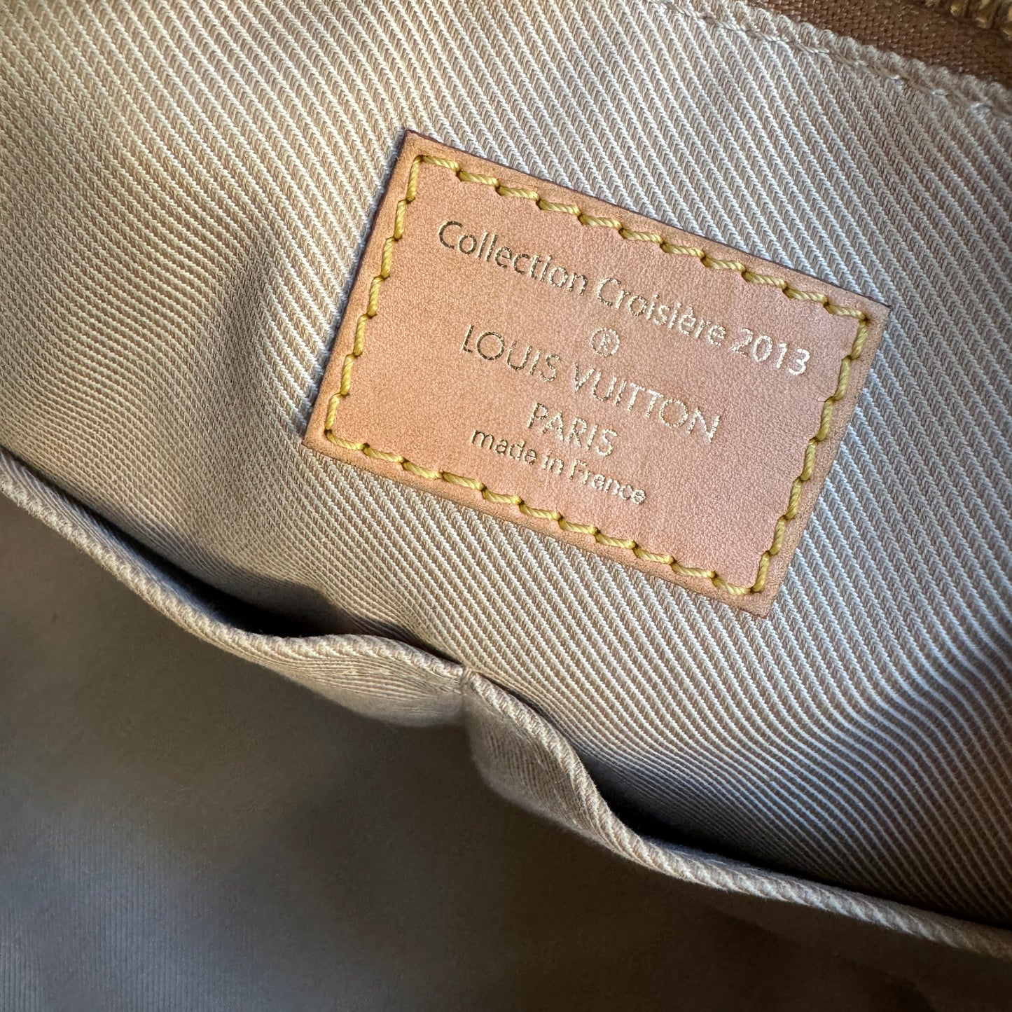 Louis Vuitton Monogram Stone Denim Speedy Bandouliere 35
