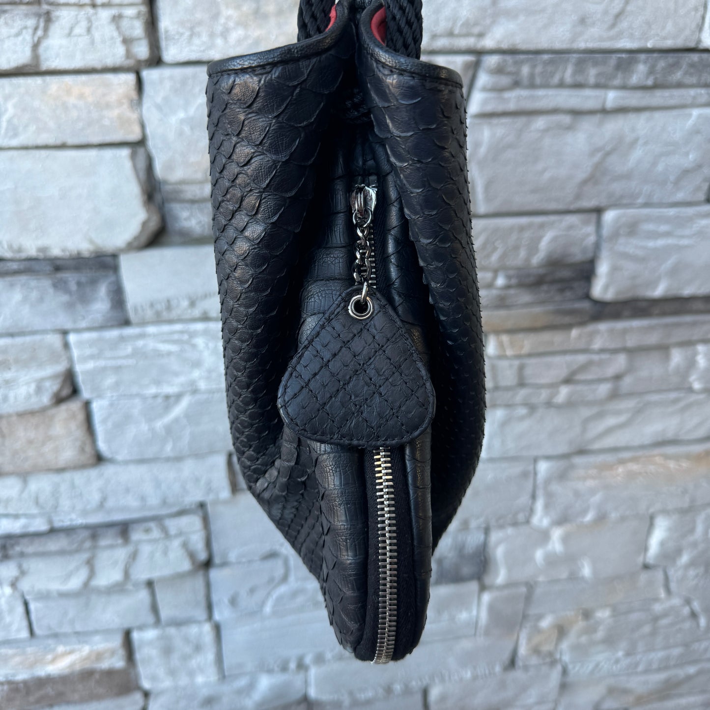 Chanel Python Yacht Expandable Hobo
