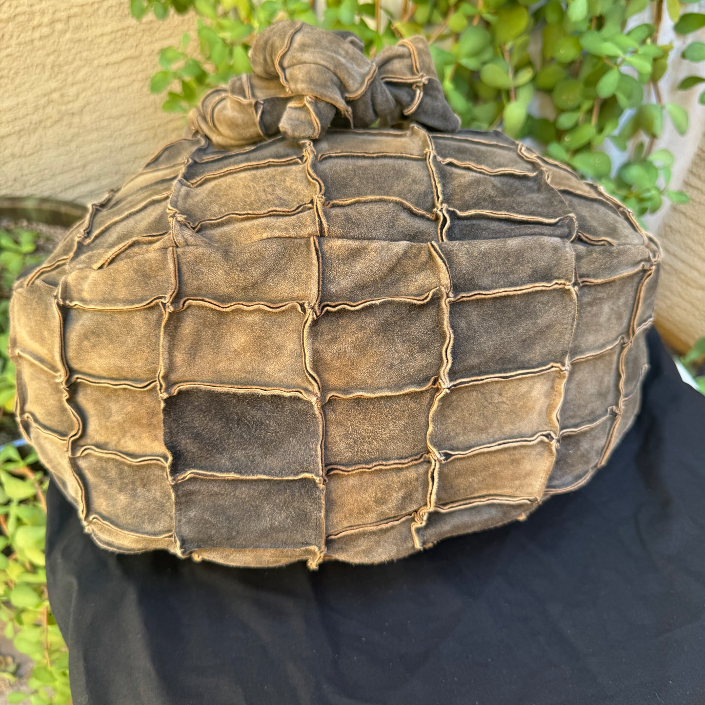 Chanel Vintage Suede Patchwork Hobo