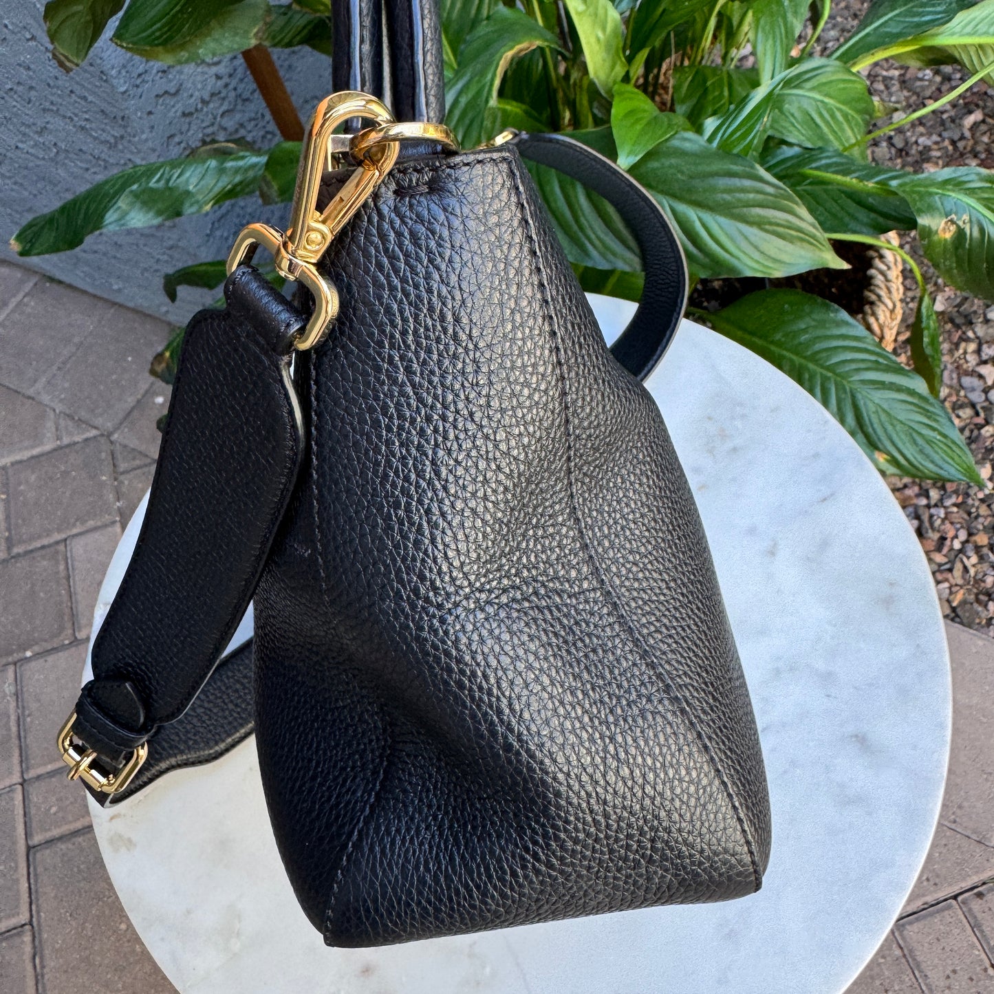 Fendi Vitello Glacier Small FF Tote