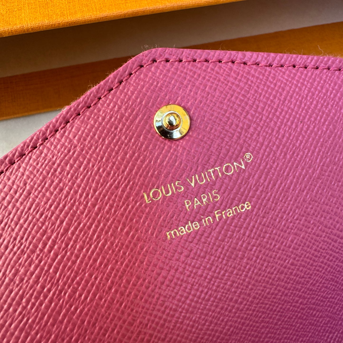 Louis Vuitton Denim Monogram Sarah Wallet