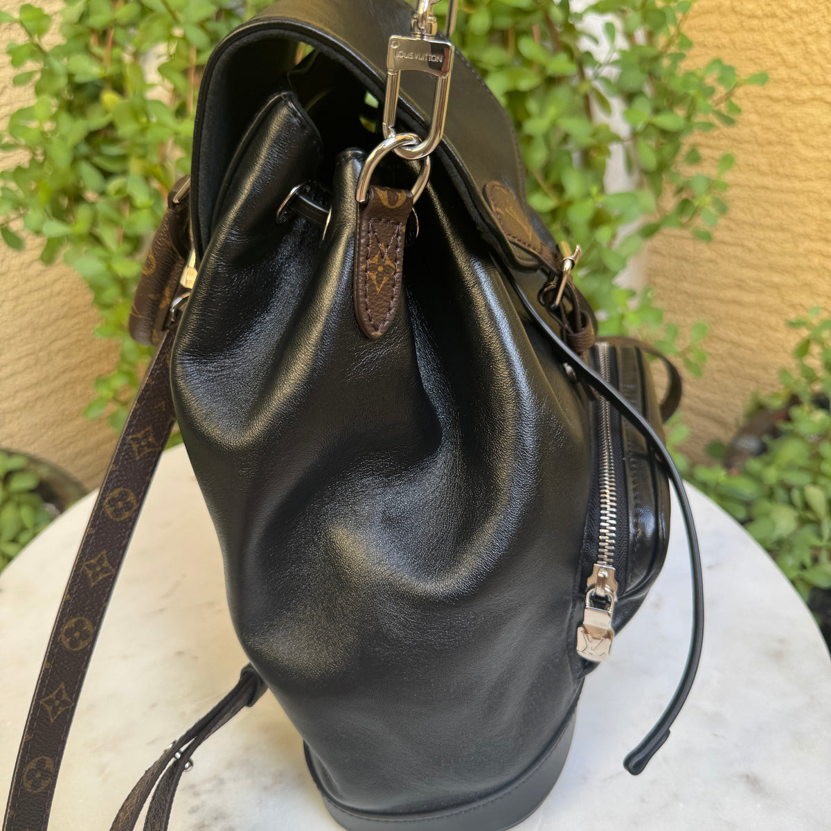 Louis Vuitton Lambskin Montsouris Vibe PM Backpack