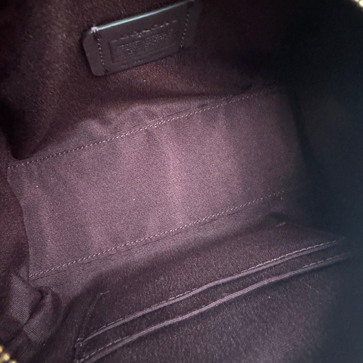 Coach Mini Rowan Leather Boston Crossbody