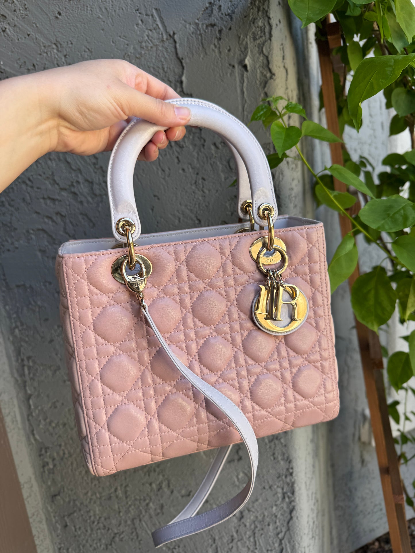 Christian Dior Medium Lady Dior Shoulder Bag