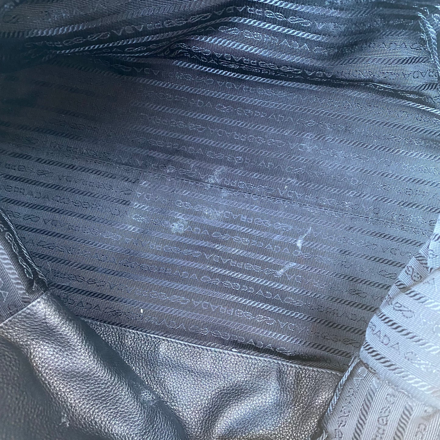 Prada Vitello Daino Shopping Tote