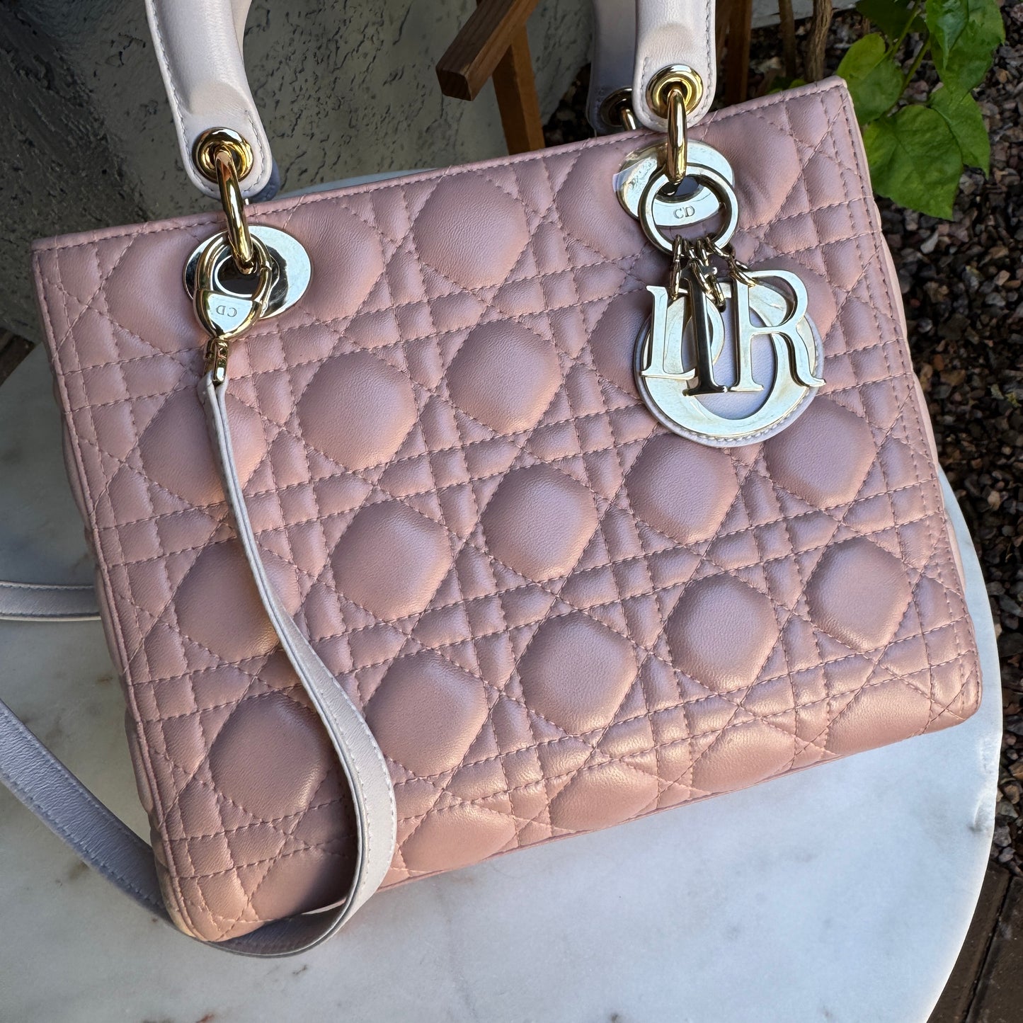 Christian Dior Medium Lady Dior Shoulder Bag