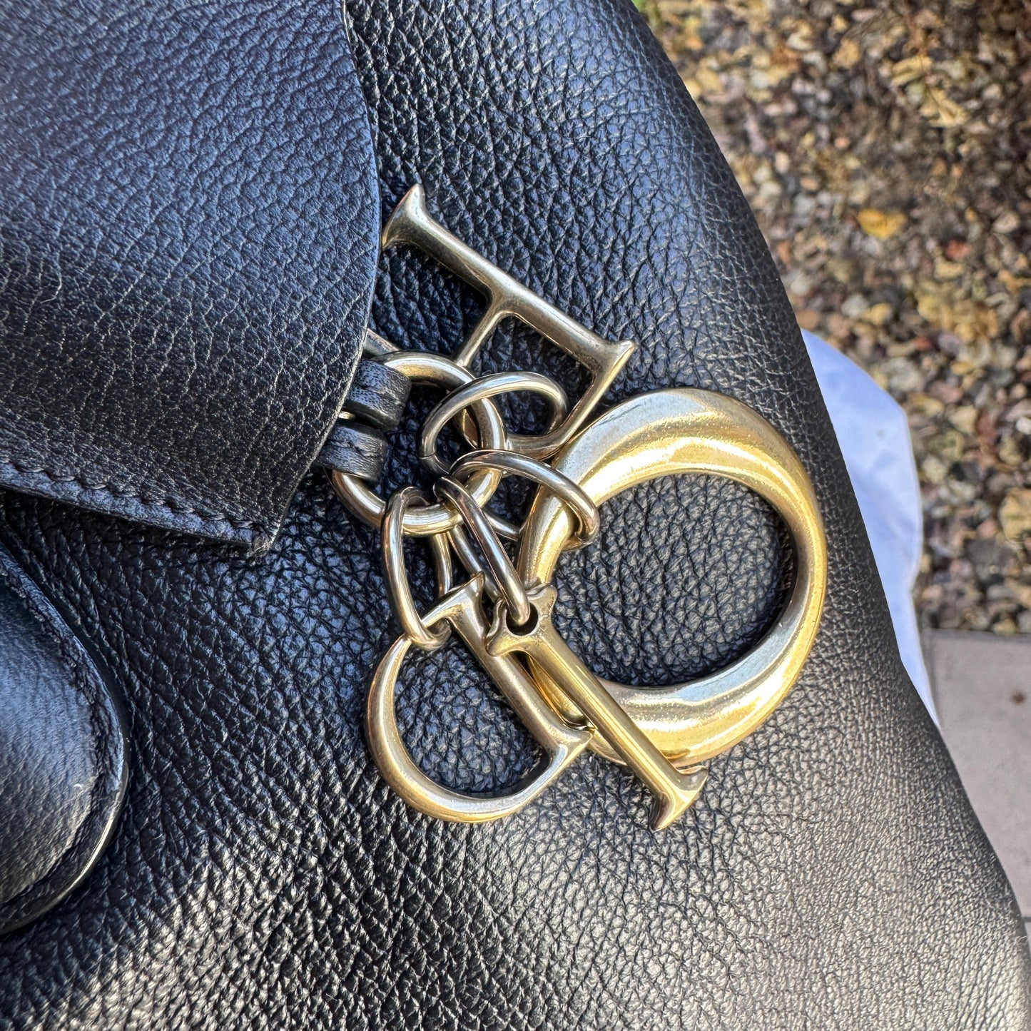 Dior Open Bar Leather Tote