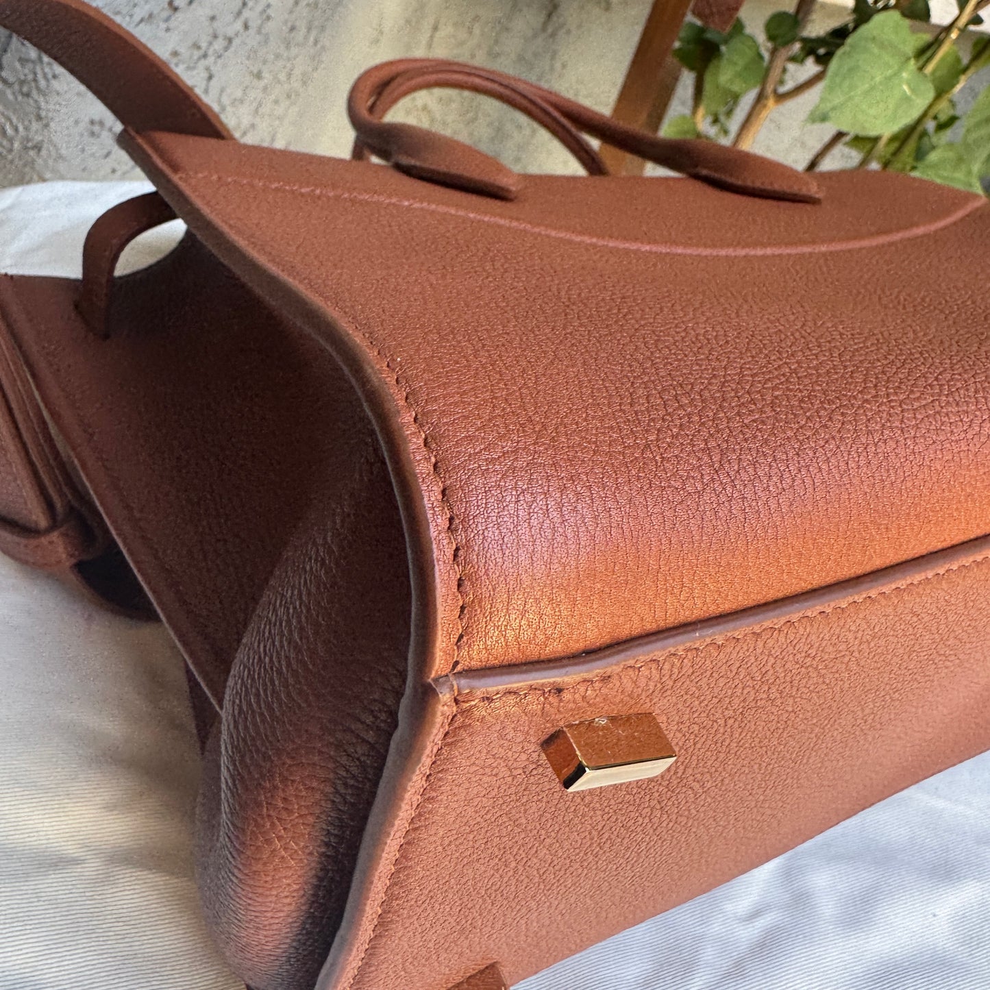 Salvatore Ferragamo Studio Soft Leather Top Handle Bag