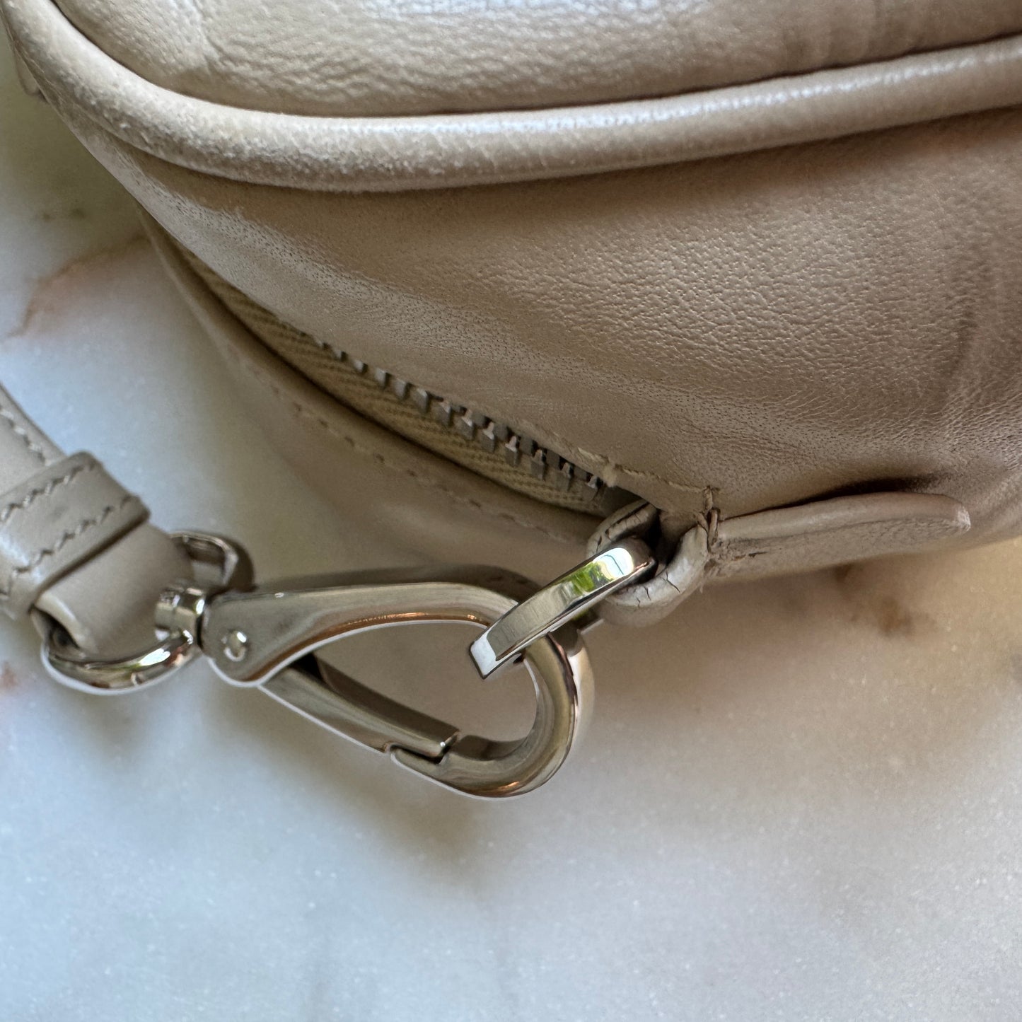 Prada Nappa Antique Leather Multi Pocket Crossbody