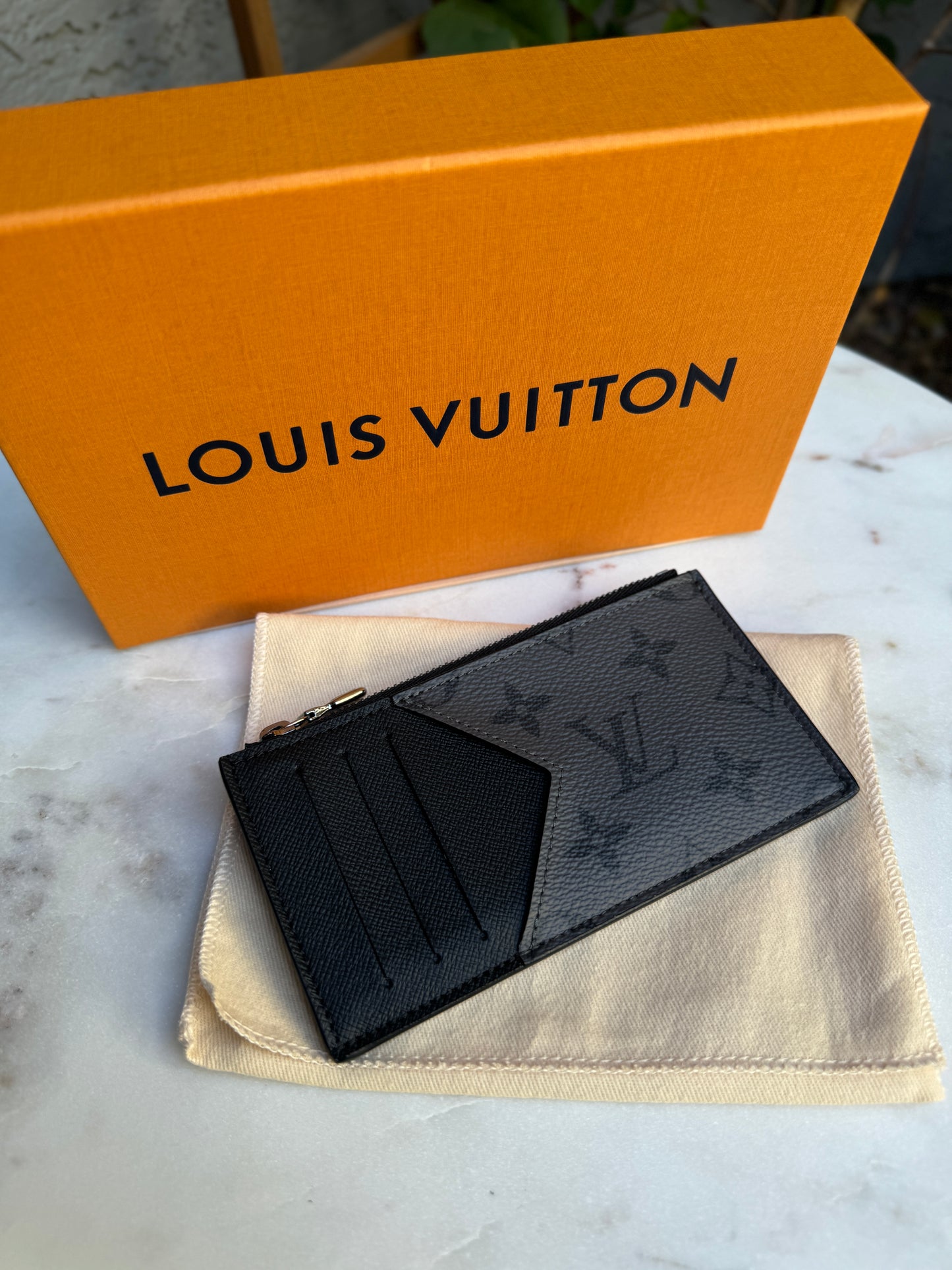 Louis Vuitton Reverse Monogram Eclipse Coin Card Holder