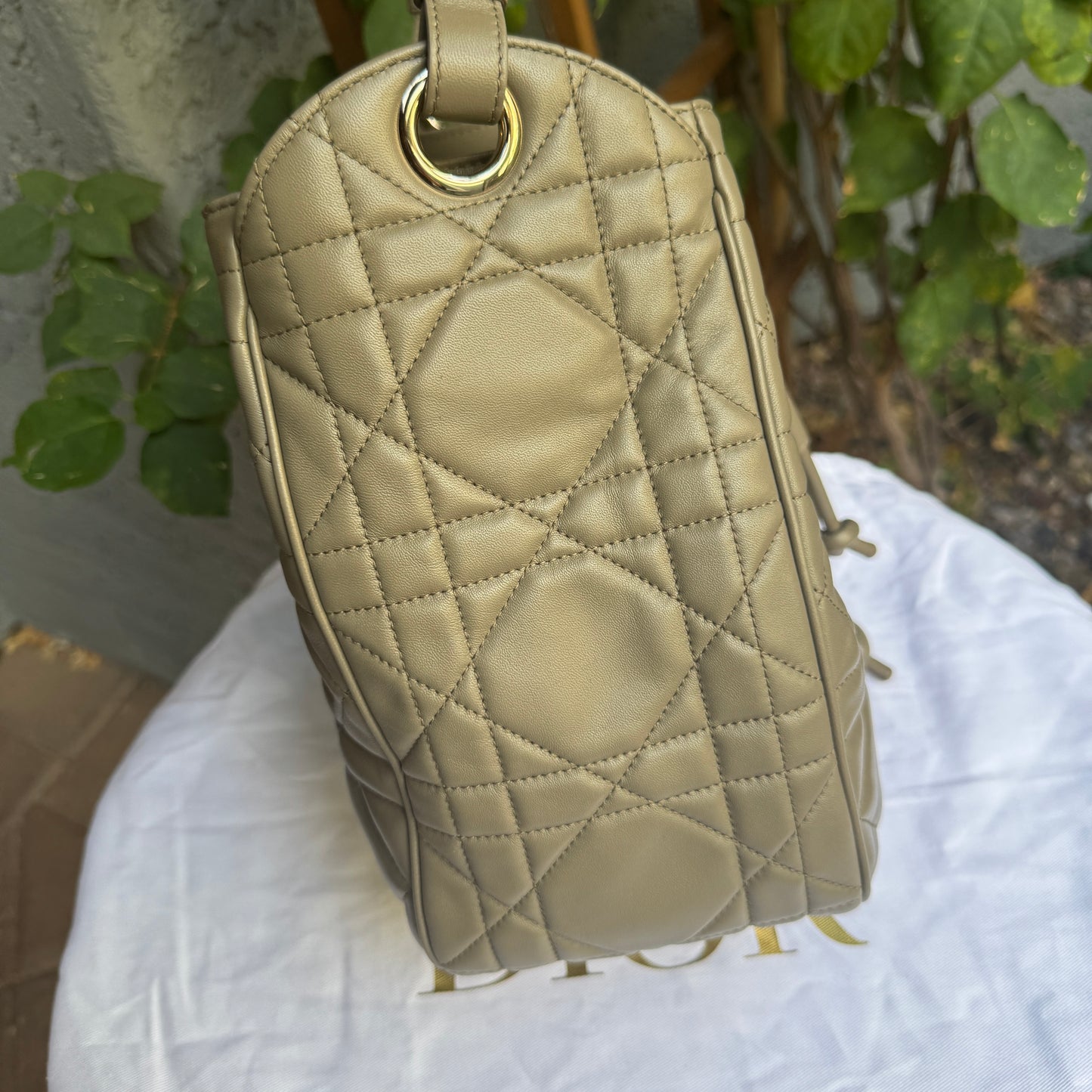 Christian Dior Medium D-Motion Bucket Bag