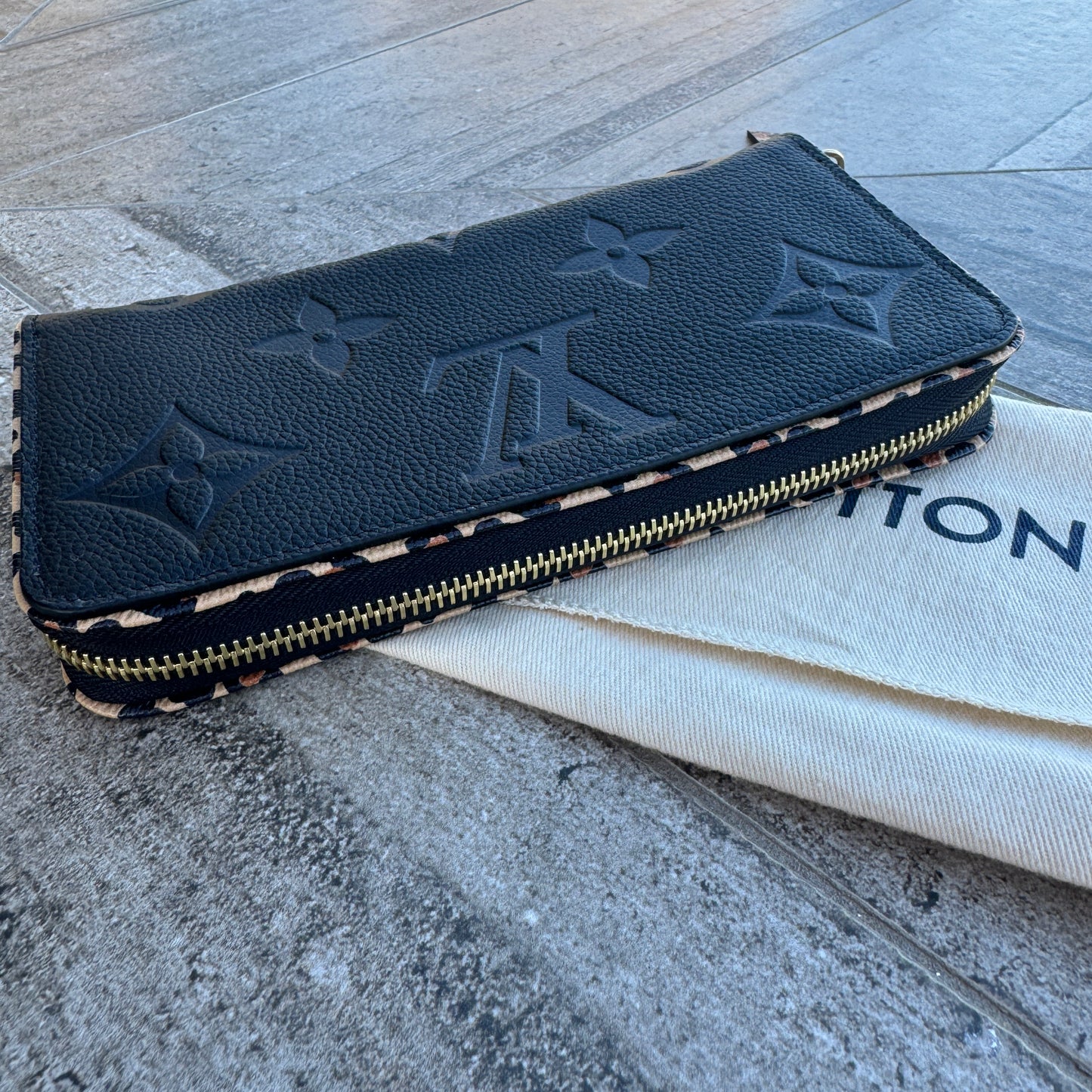 Louis Vuitton Wild at Heart Monogram Empreinte Giant Zippy Wallet