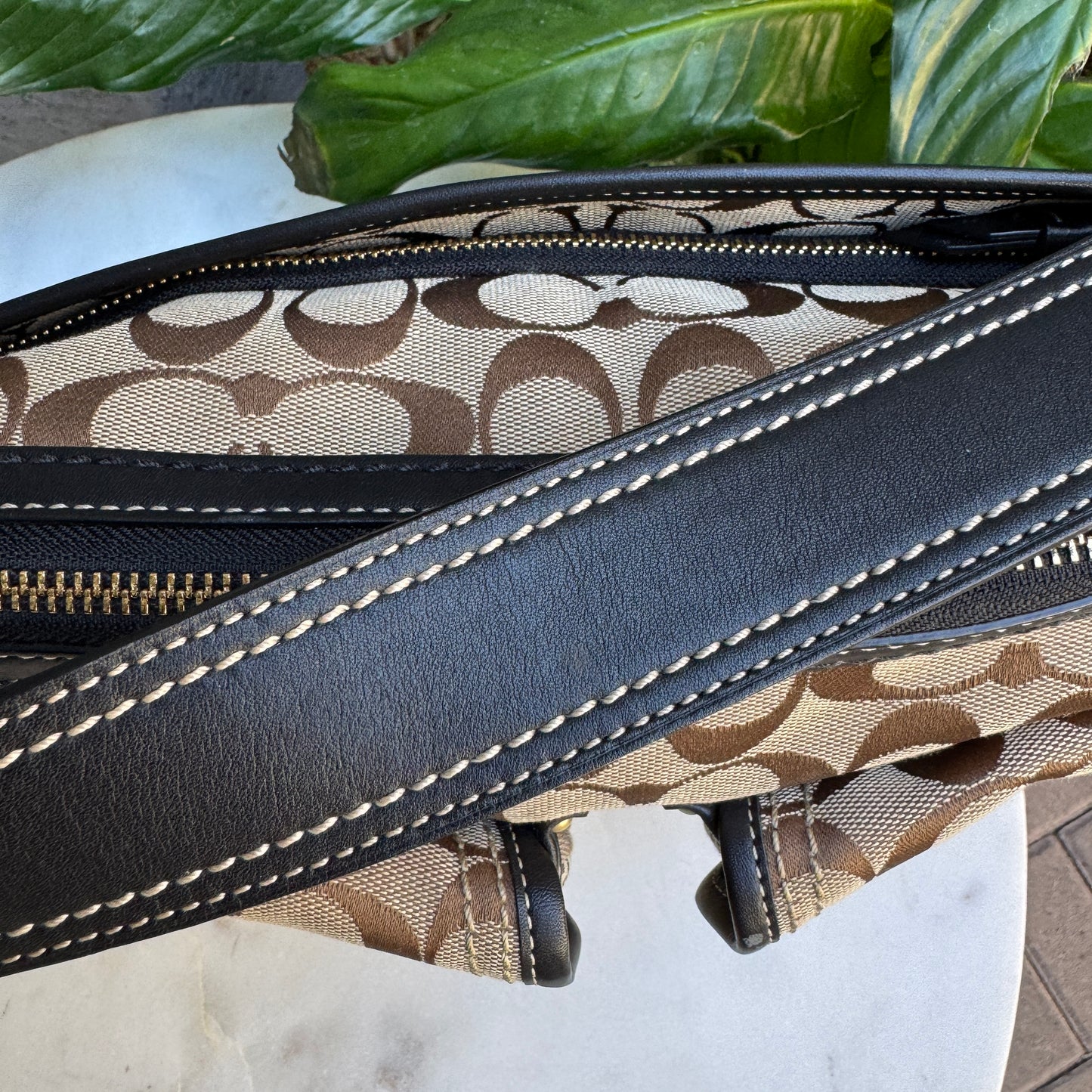 Coach Legacy Signature Shoulder Bag