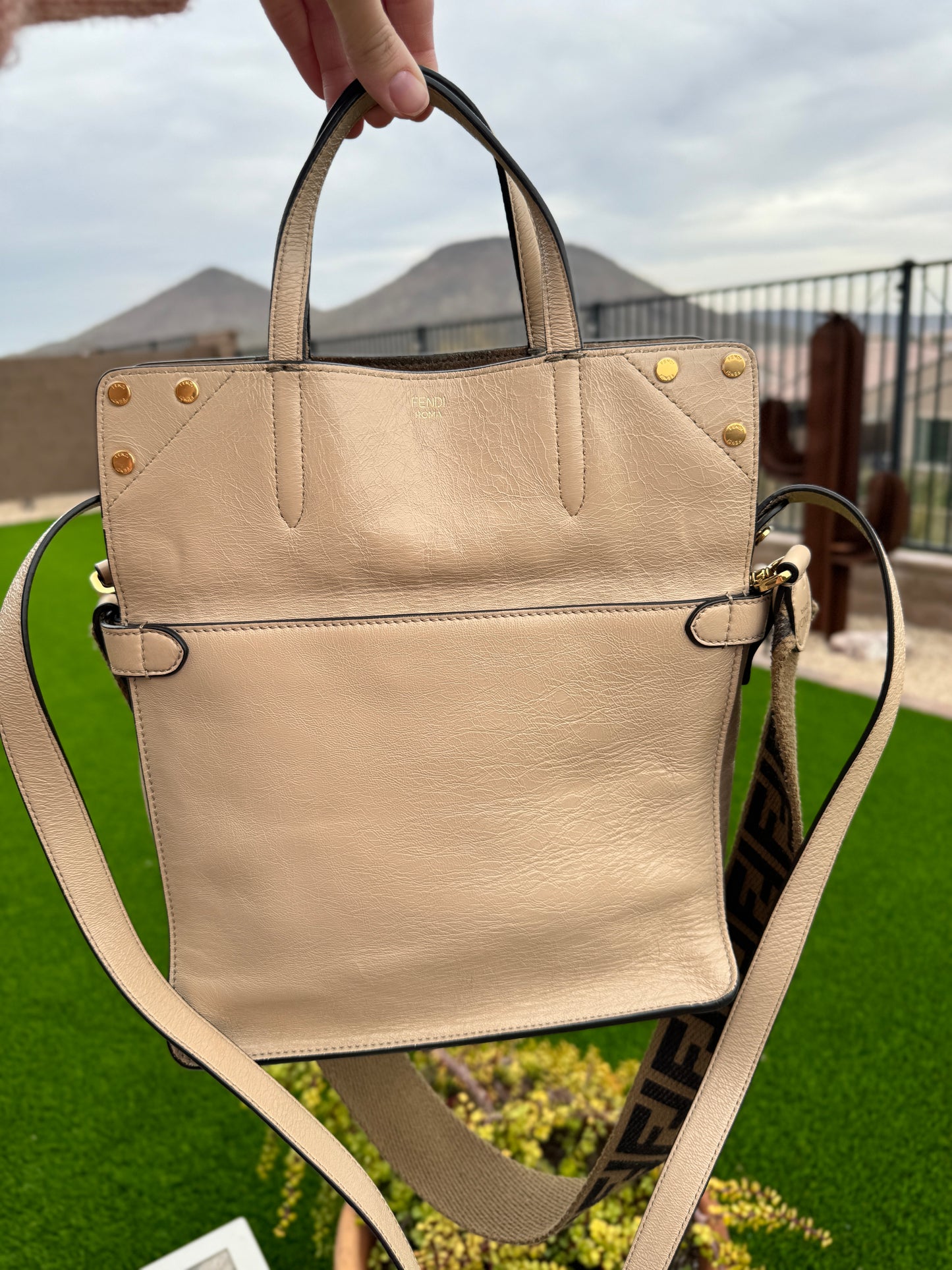 Fendi Grace Small Flip FF Crossbody Bag