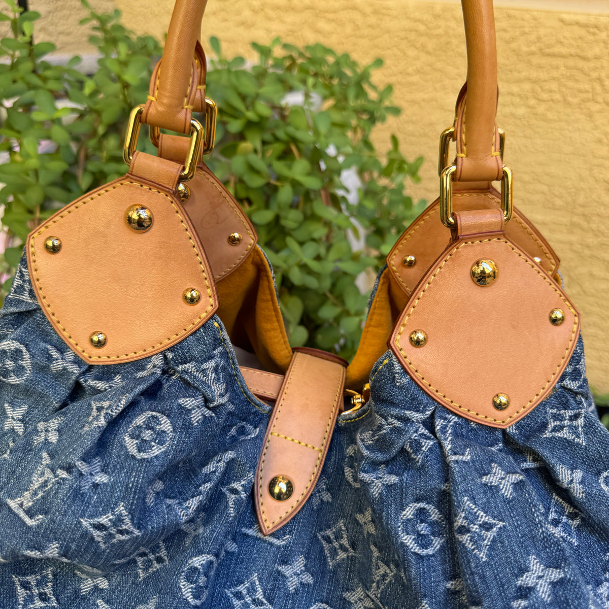 Louis Vuitton Monogram Denim Mahina XL