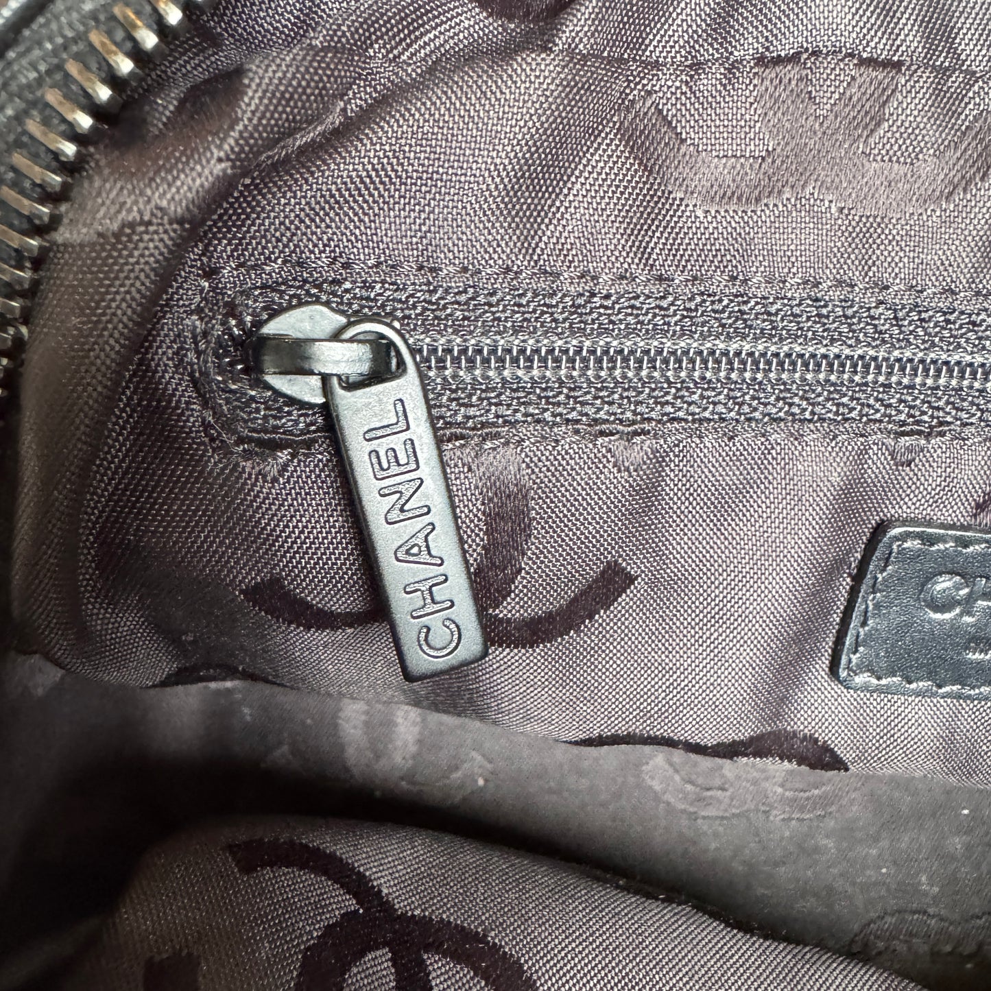 Chanel Y2K Jersey Chocolate Bar Shoulder Bag