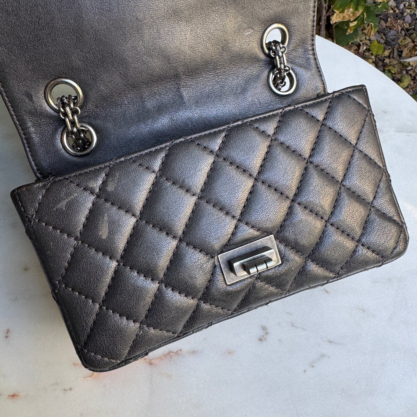 Chanel Mini Reissue 2.55 Single Flap Quilted Leather Crossbody