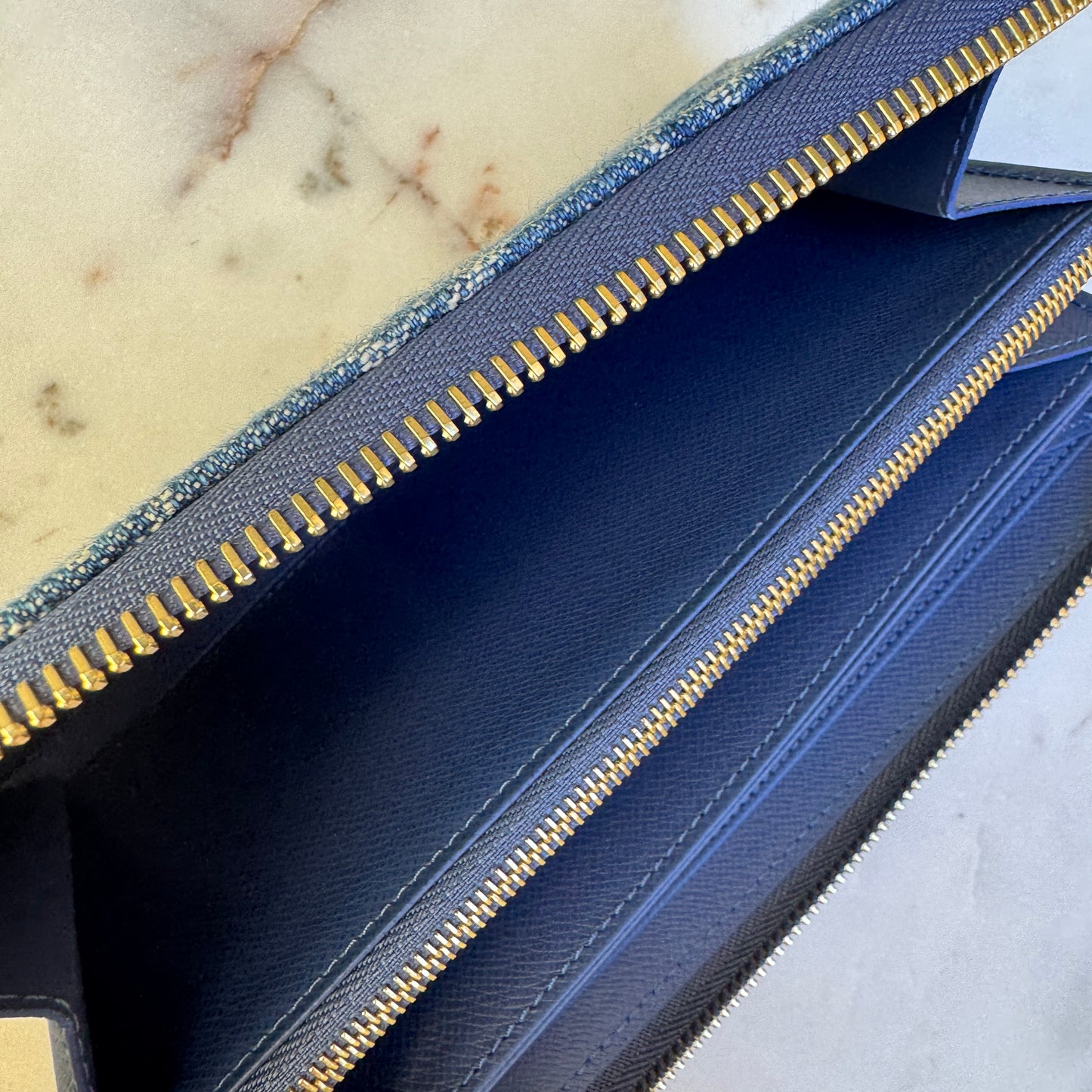 Louis Vuitton x Takashi Murakami Monogram Denim Cerises Zippy Wallet