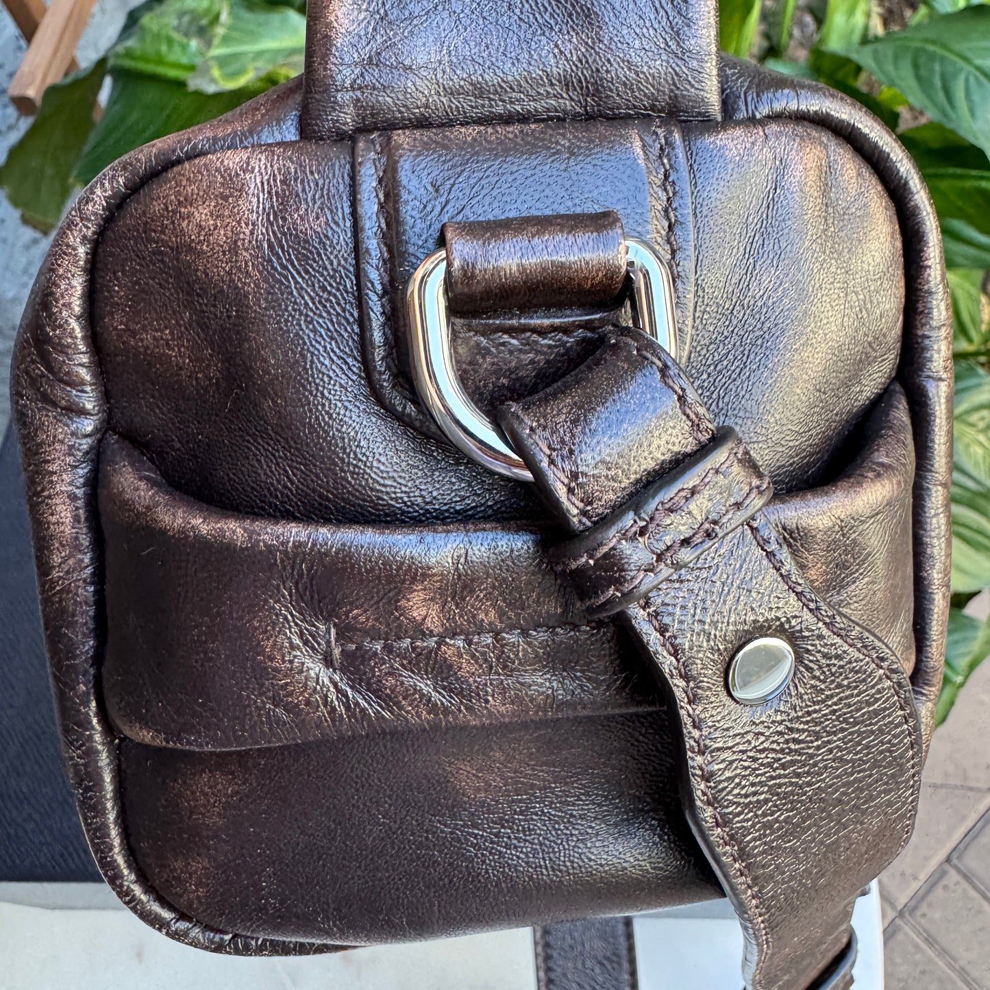 Prada Nappa Leather Shoulder Bag