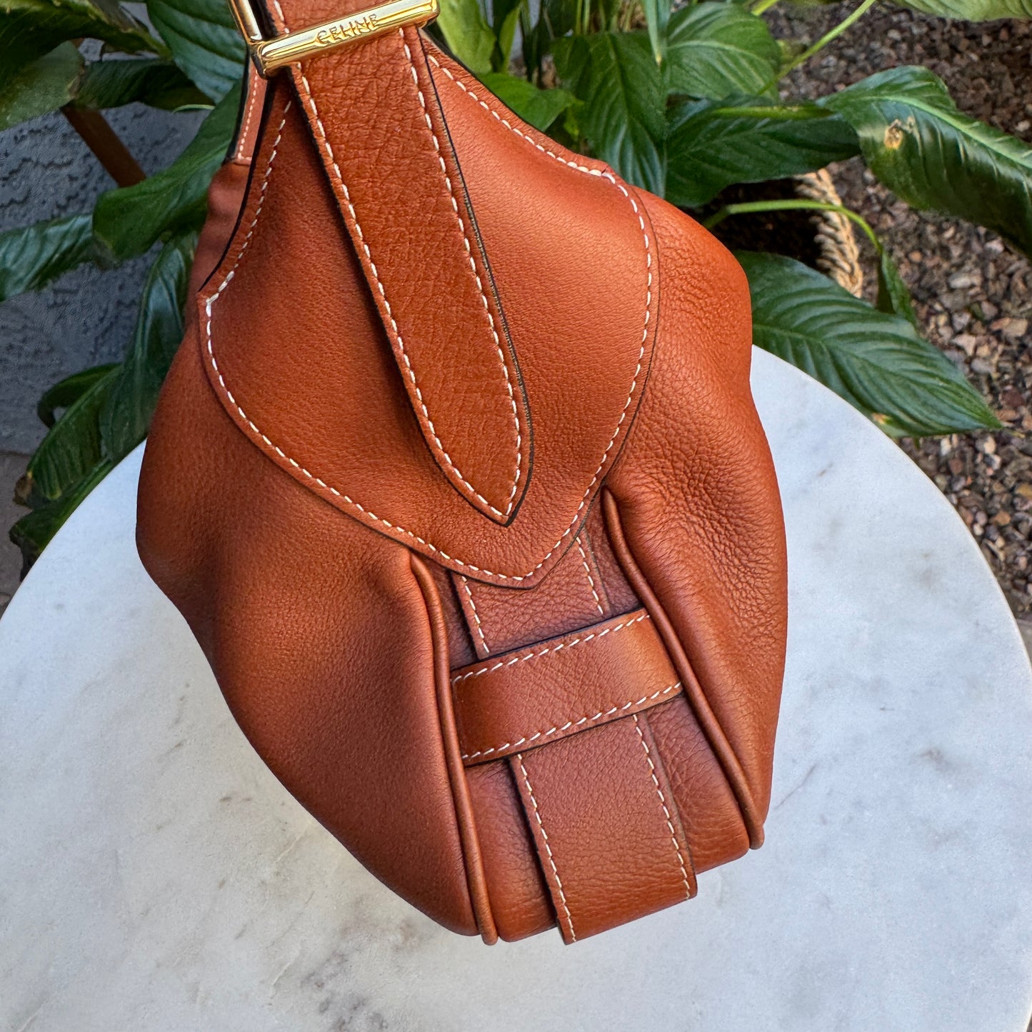 Celine Supple Calfskin Medium Romy Shoulder Bag