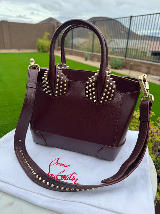 Christian Louboutin Spiked Leather Eloise Tote
