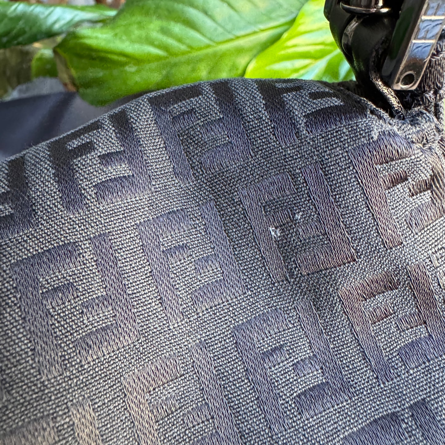 Fendi Vintage Mamma Monogram Baguette Shoulder Bag