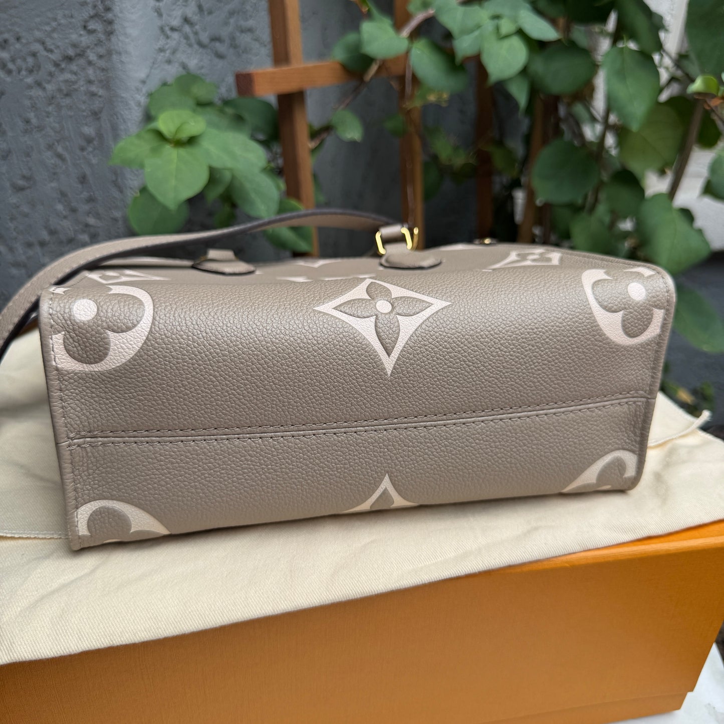 Louis Vuitton OnTheGo PM Bicolor Monogram Empreinte Leather Crossbody