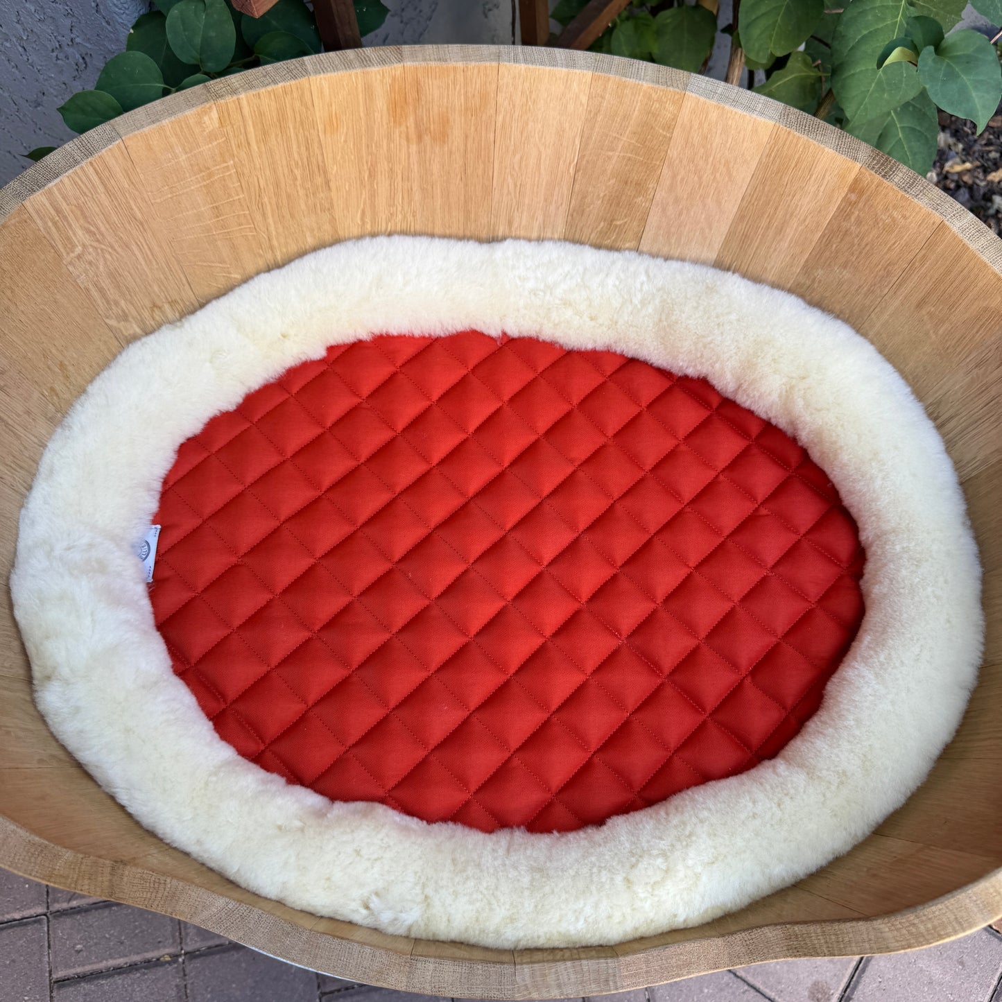 Hermès Medium Oak Bucket Basket Dog Bed