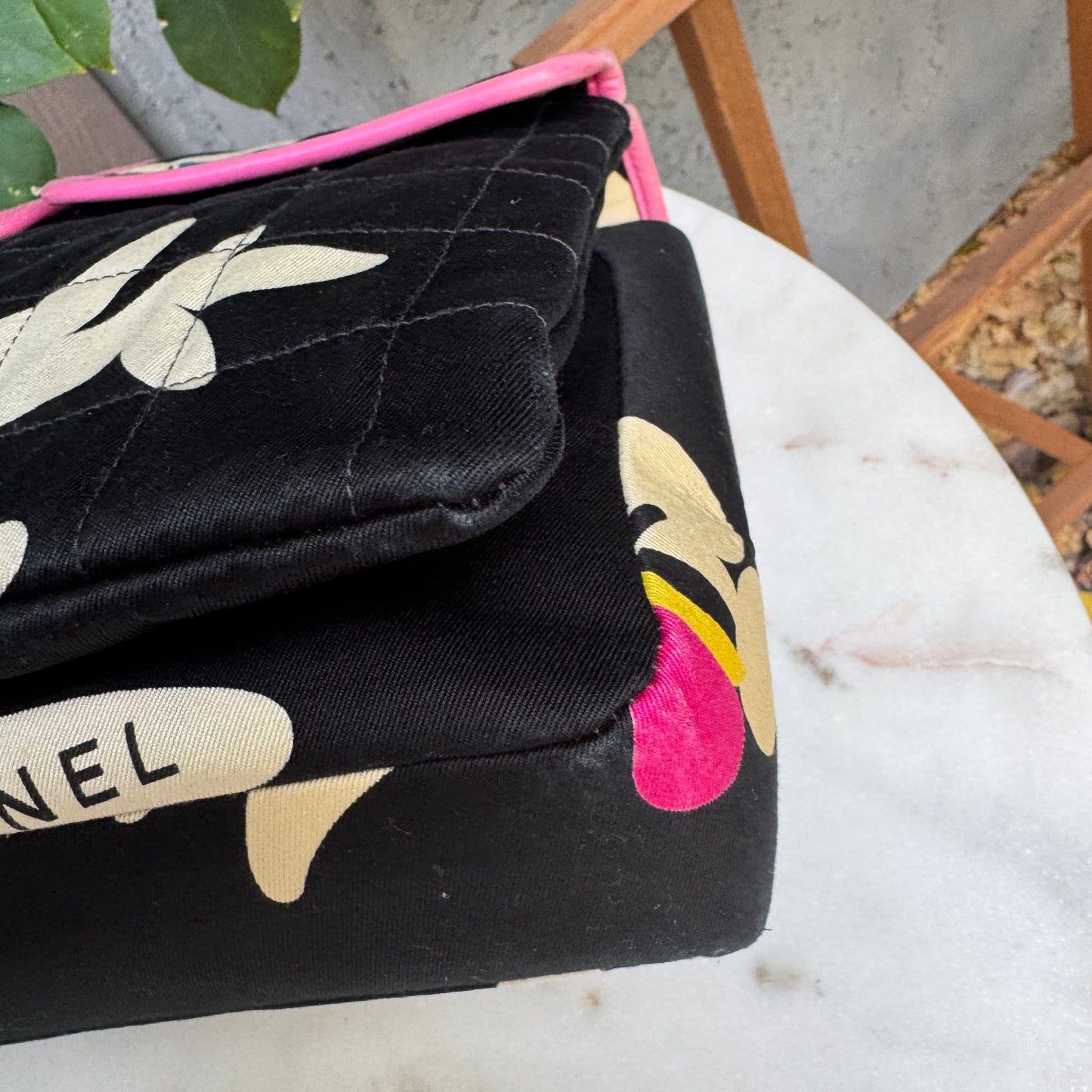 Chanel Vintage Reissue Single Flap Quilted Chocolate Bar Shoulder Bag