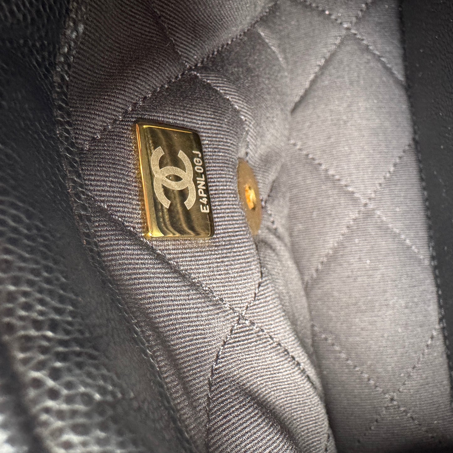 Chanel Shiny Caviar Quilted Small Single Flap Crossbody