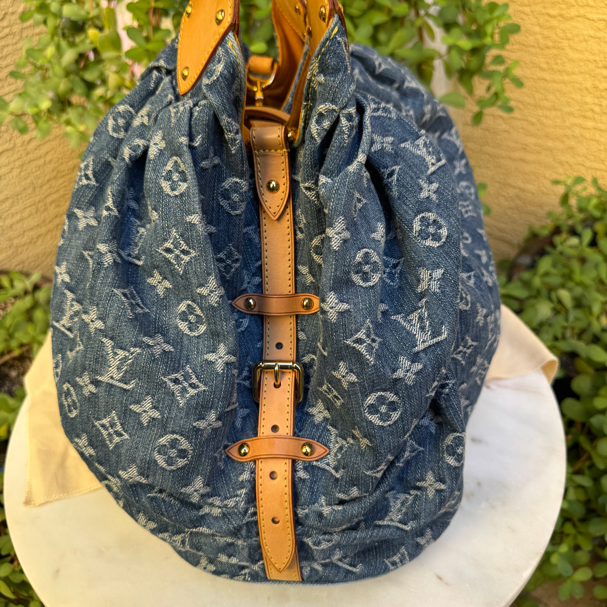 Louis Vuitton Monogram Denim Mahina XL