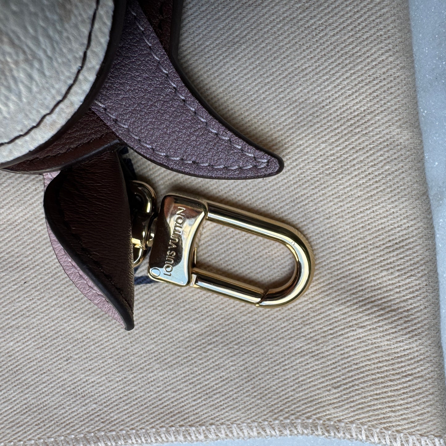 Louis Vuitton Cow Zipper Pouch Bag Charm