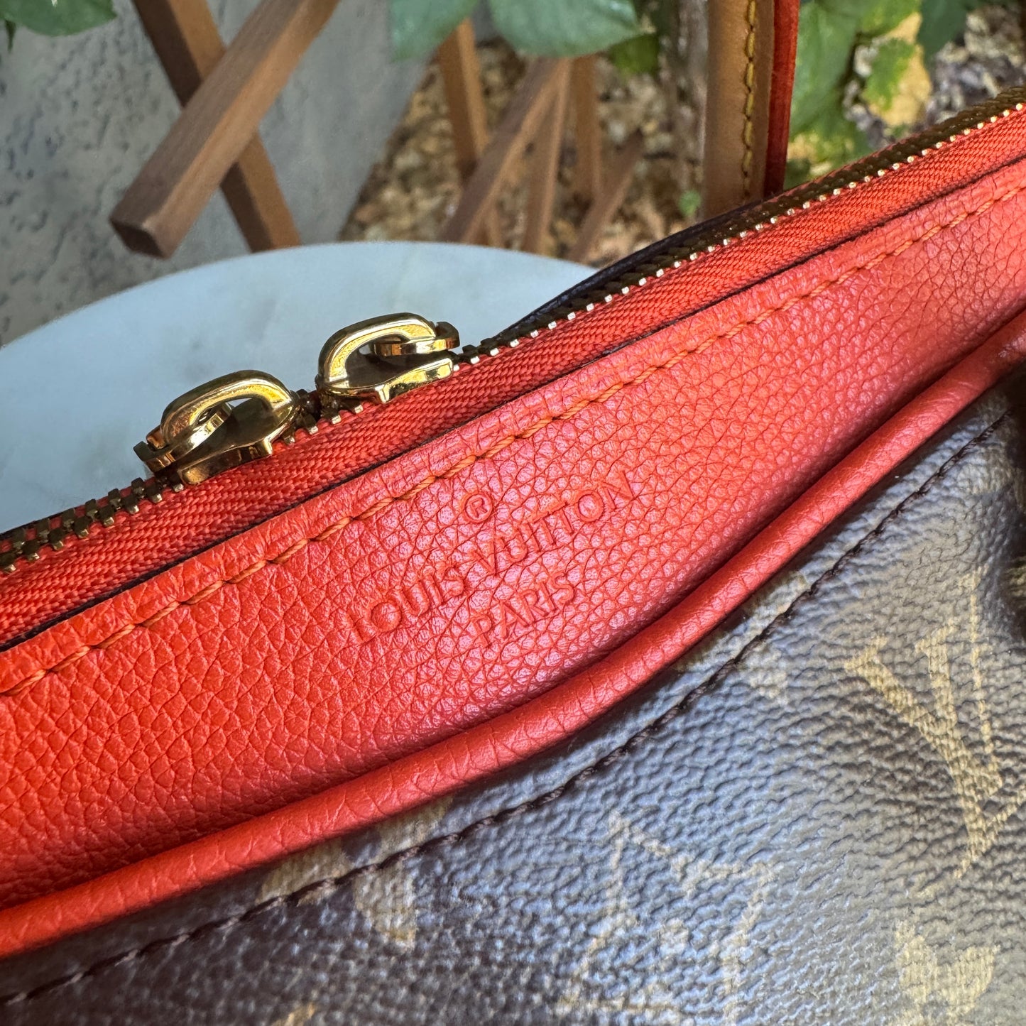 Louis Vuitton Pallas MM Monogram Shoulder Bag