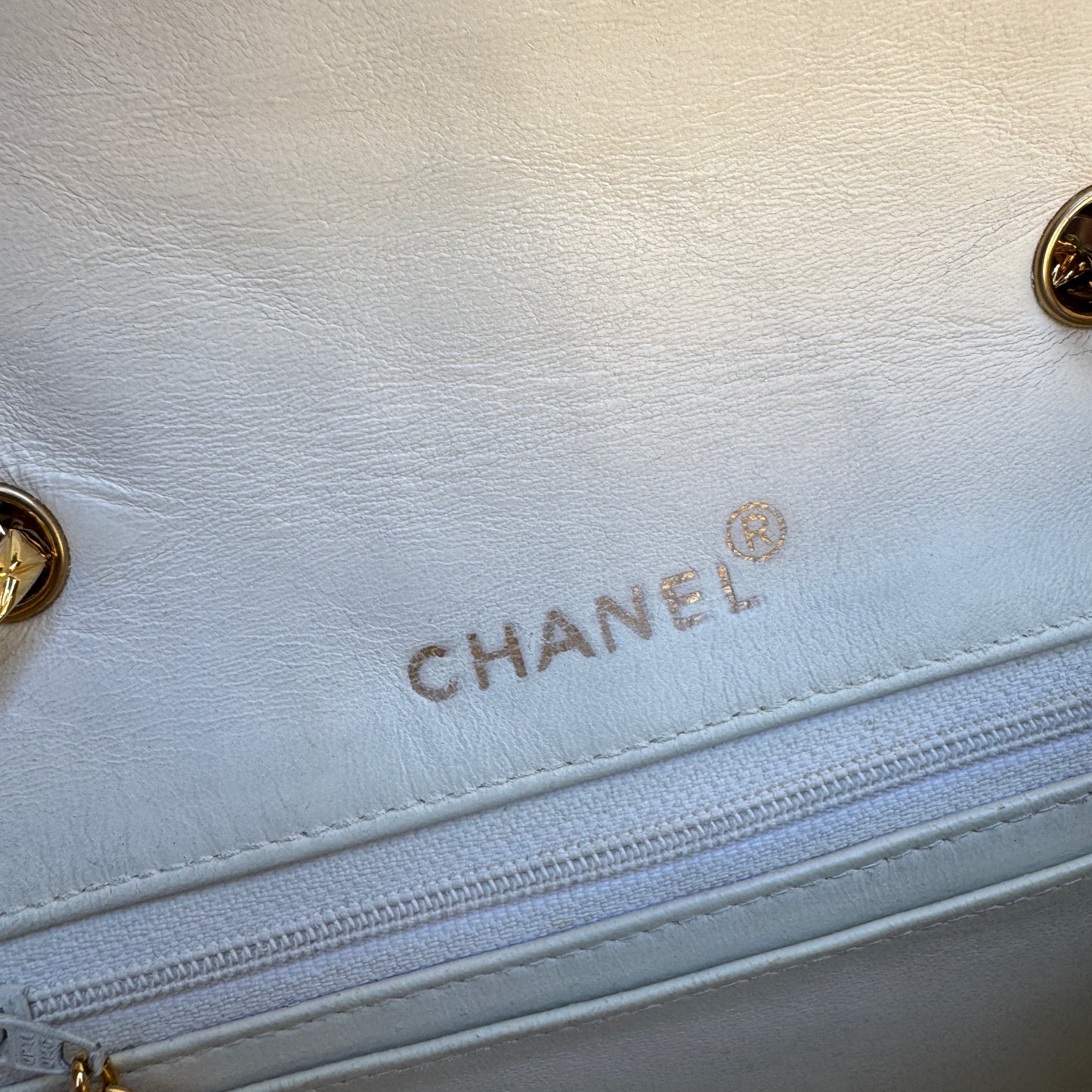 Chanel Diana Vintage Quilted Lambskin Small Single Flap Shoulder Bag
