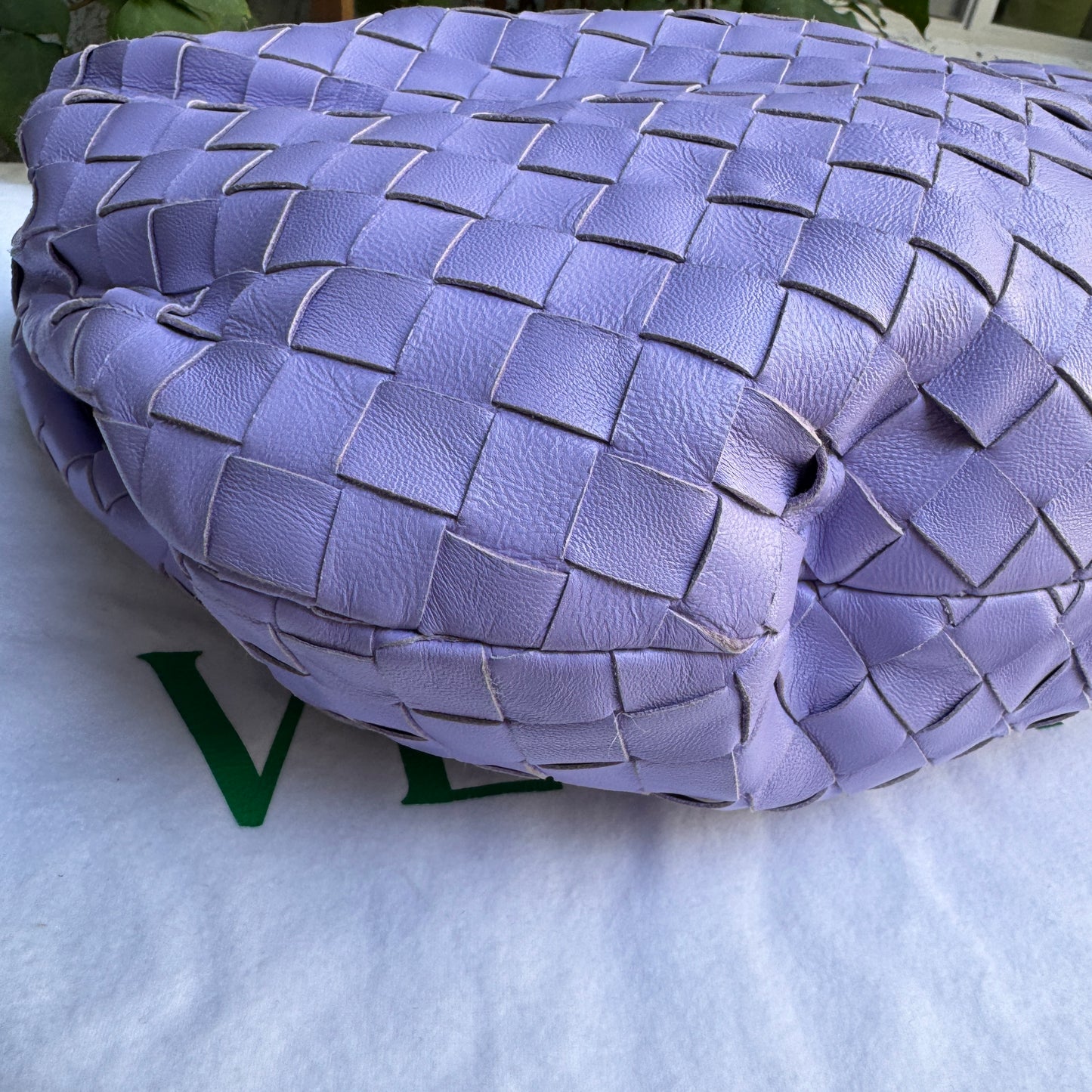 Bottega Veneta Intrecciato Woven Nappa Leather Teen Jodie Bag