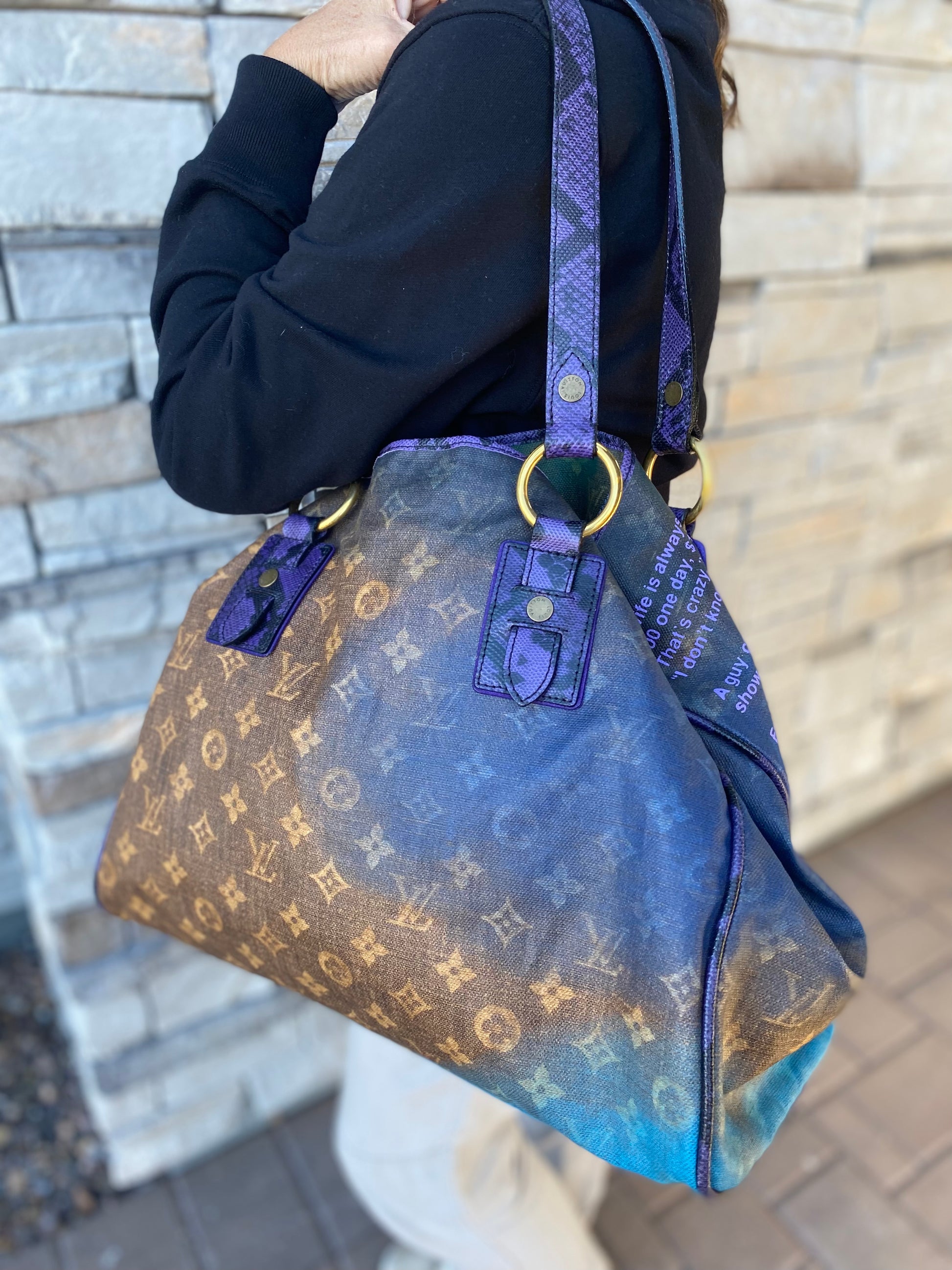 Louis Vuitton Monogram Richard Prince Heartbreak Jokes Limited