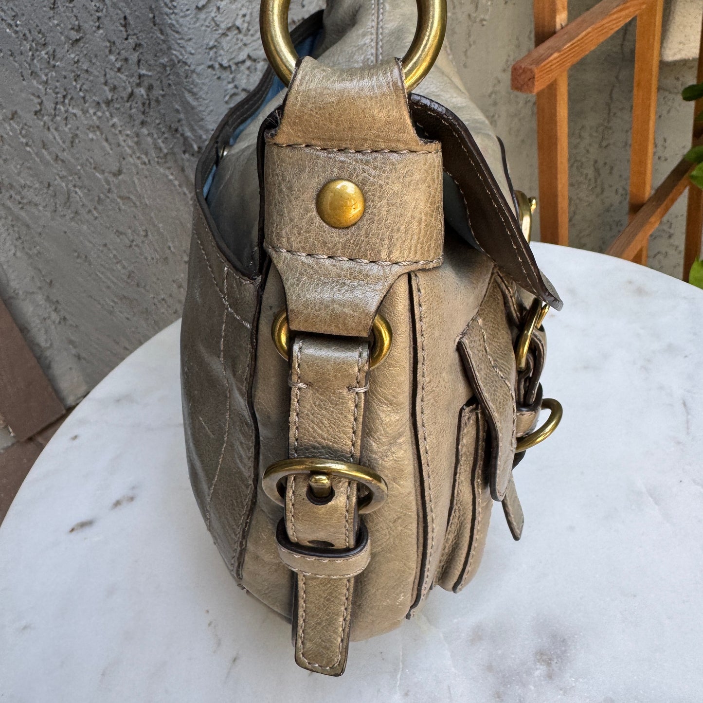 Coach Leather Legacy Garcia Hobo Shoulder Bag
