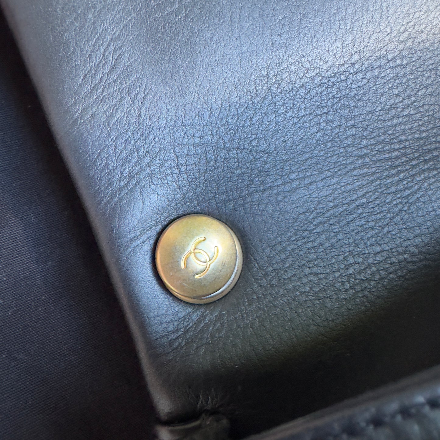 Chanel Quilted Leather Mini Business Affinity Flap Crossbody