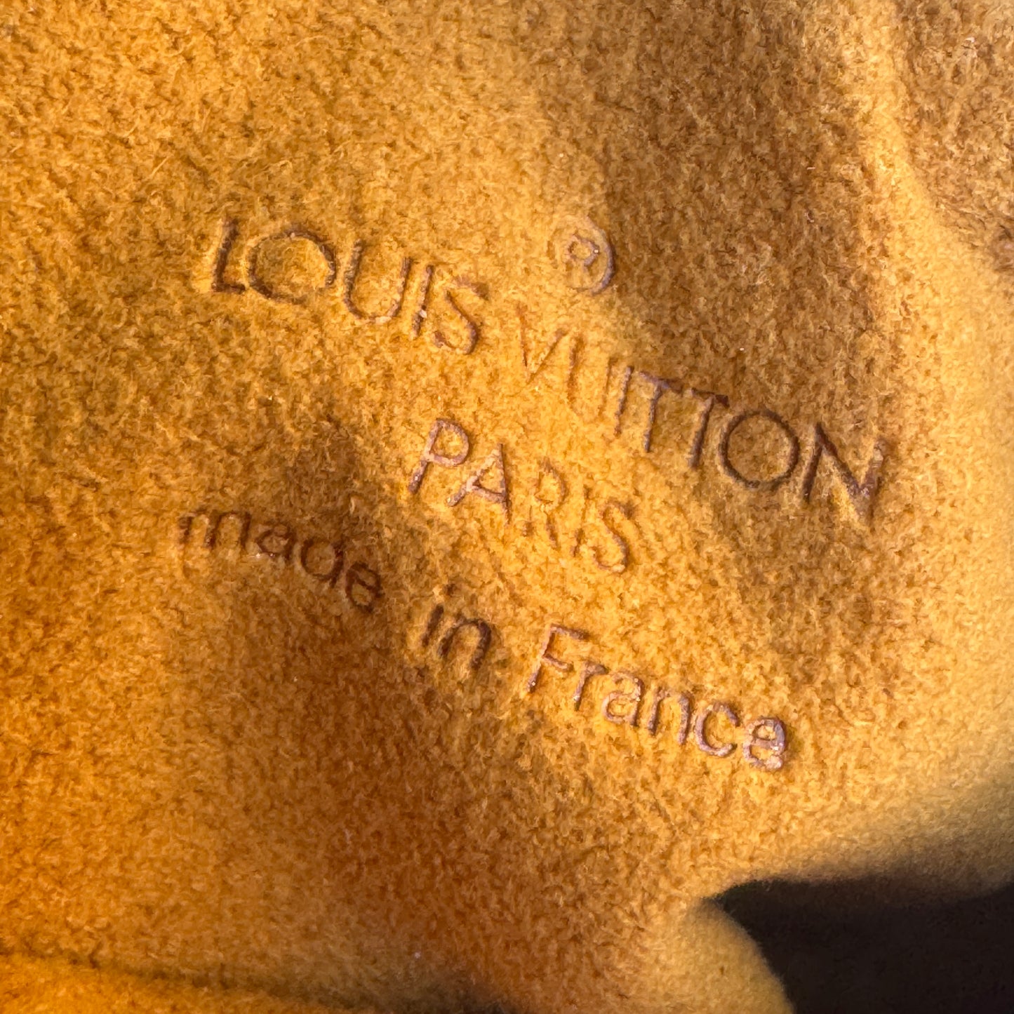 Louis Vuitton Vintage Monogram Denim Trousse Speedy Pouch