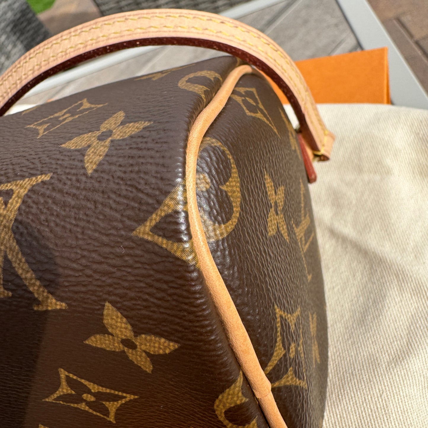 Louis Vuitton Monogram Nano Speedy Bandouliere