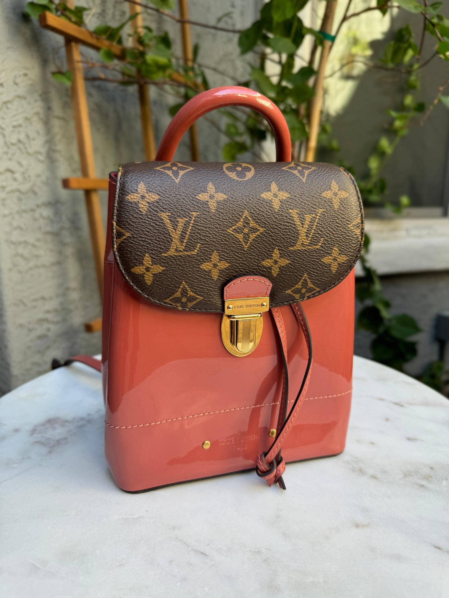Louis Vuitton Vernis Hot Springs Backpack