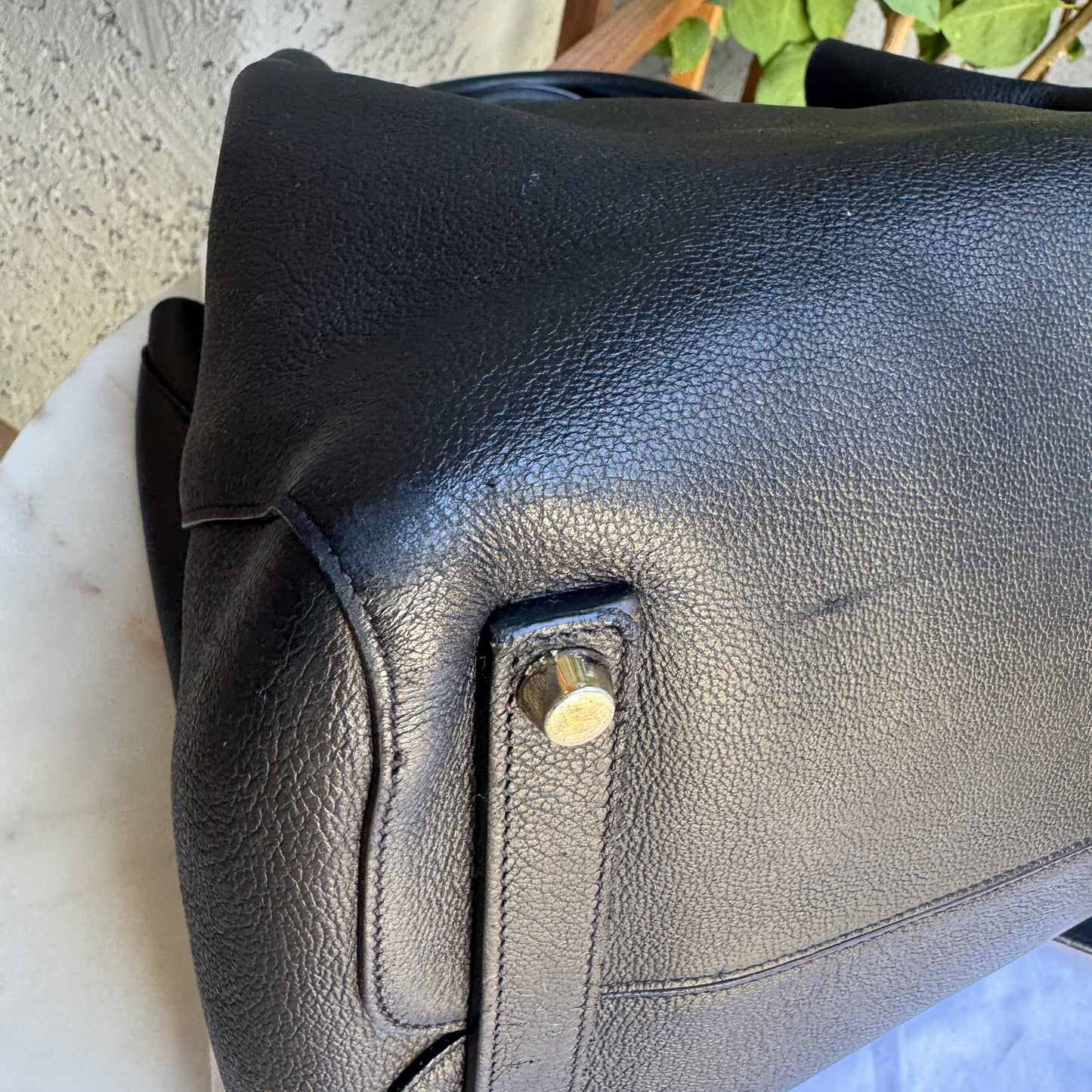 Dior Open Bar Leather Tote