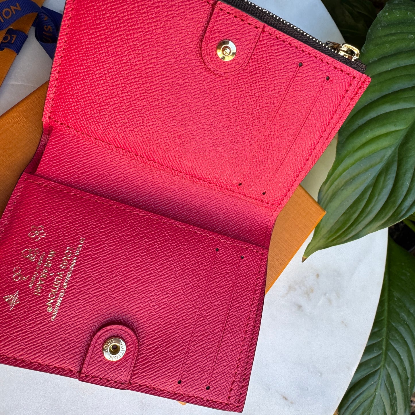 Louis Vuitton x Takashi Murakami Monogram Cerises Lisa Wallet