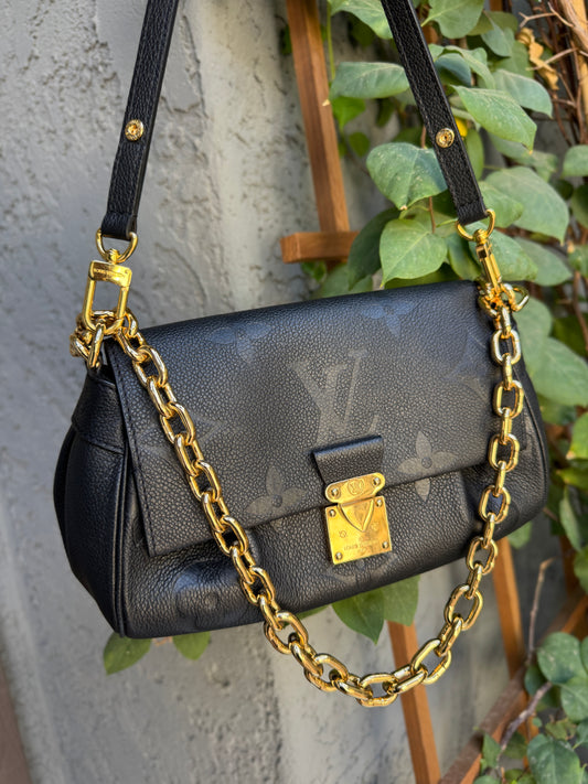 Louis Vuitton Giant Monogram Empreinte Favorite NM Crossbody