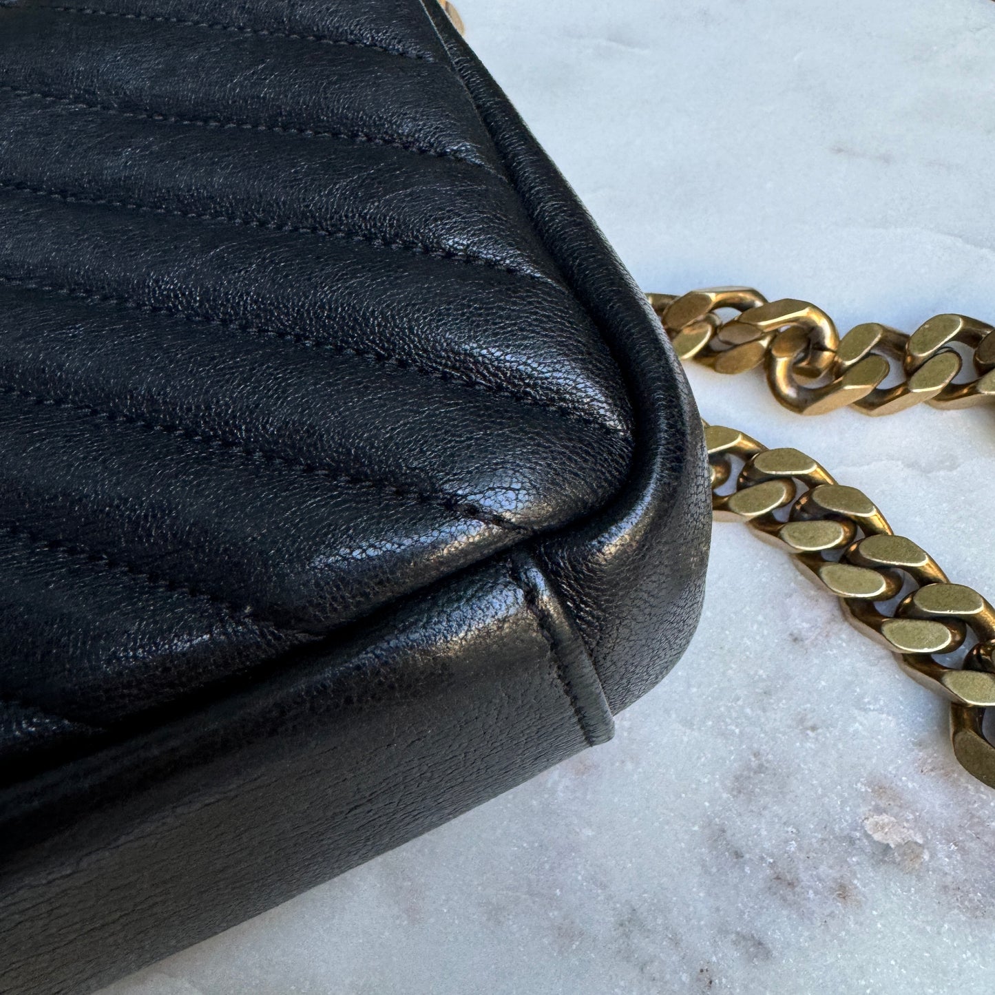 Yves Saint Laurent Matelasse Medium College Crossbody