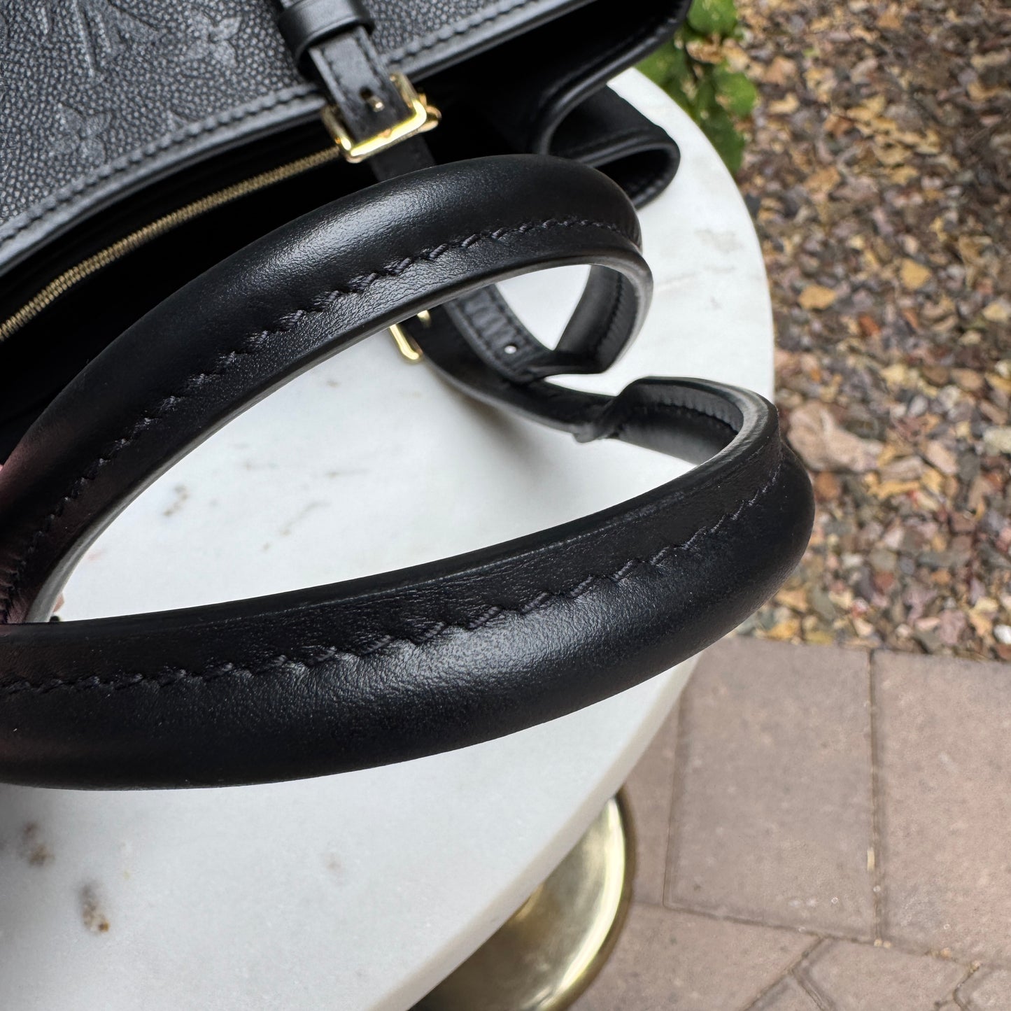 Louis Vuitton Babylone MM Empreinte Leather Tote