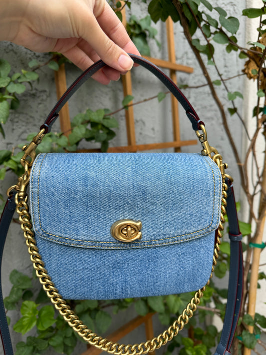 Coach Denim Cassie Crossbody