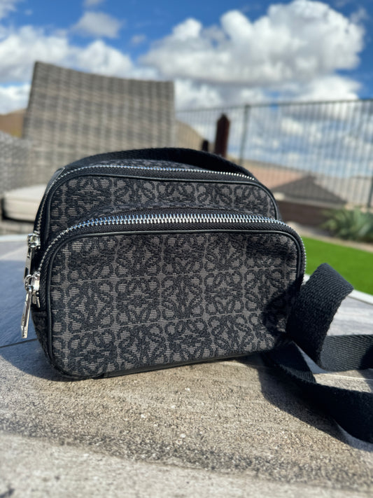 Loewe Jacquard Anagram Calfskin Mini Camera Bag