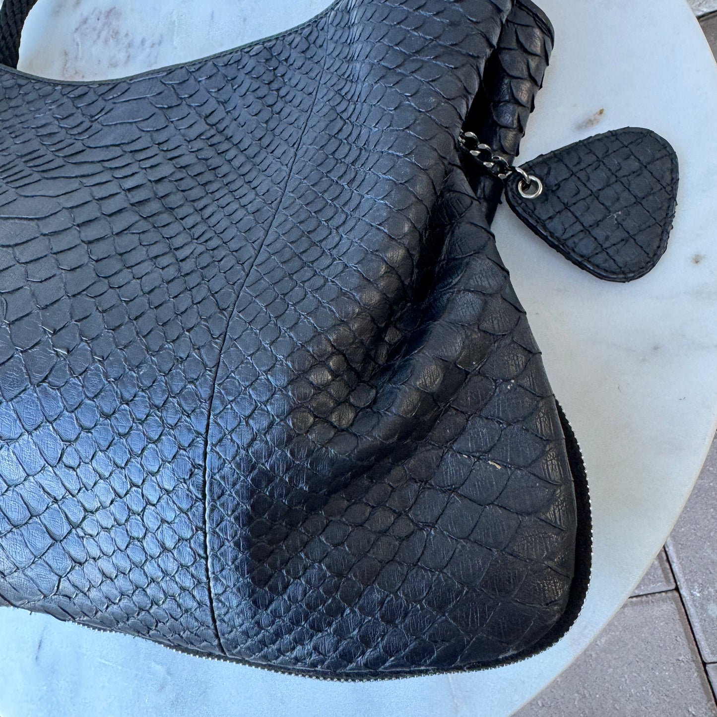 Chanel Python Yacht Expandable Hobo